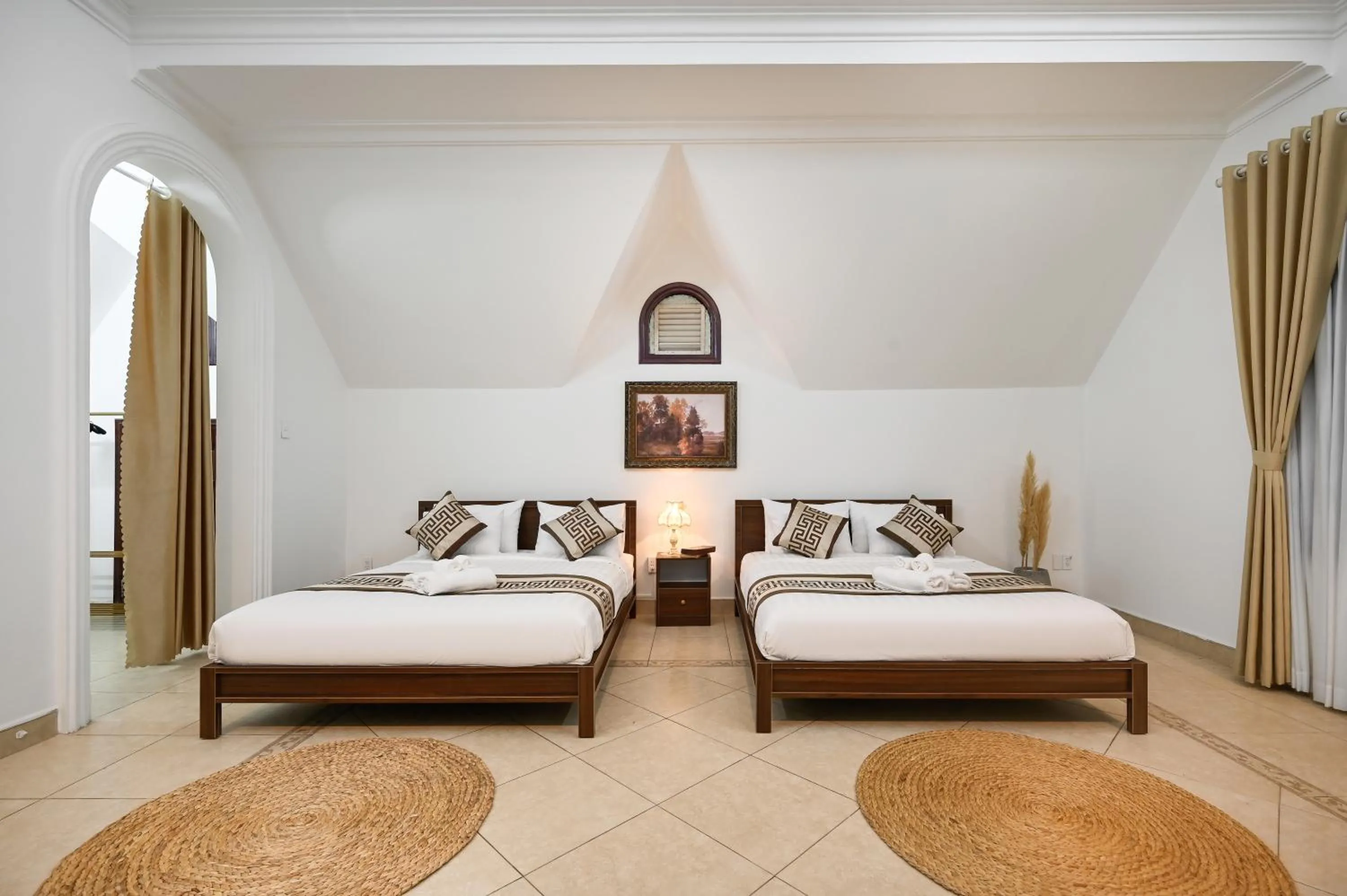 Bed in Amory Villa Thao Dien