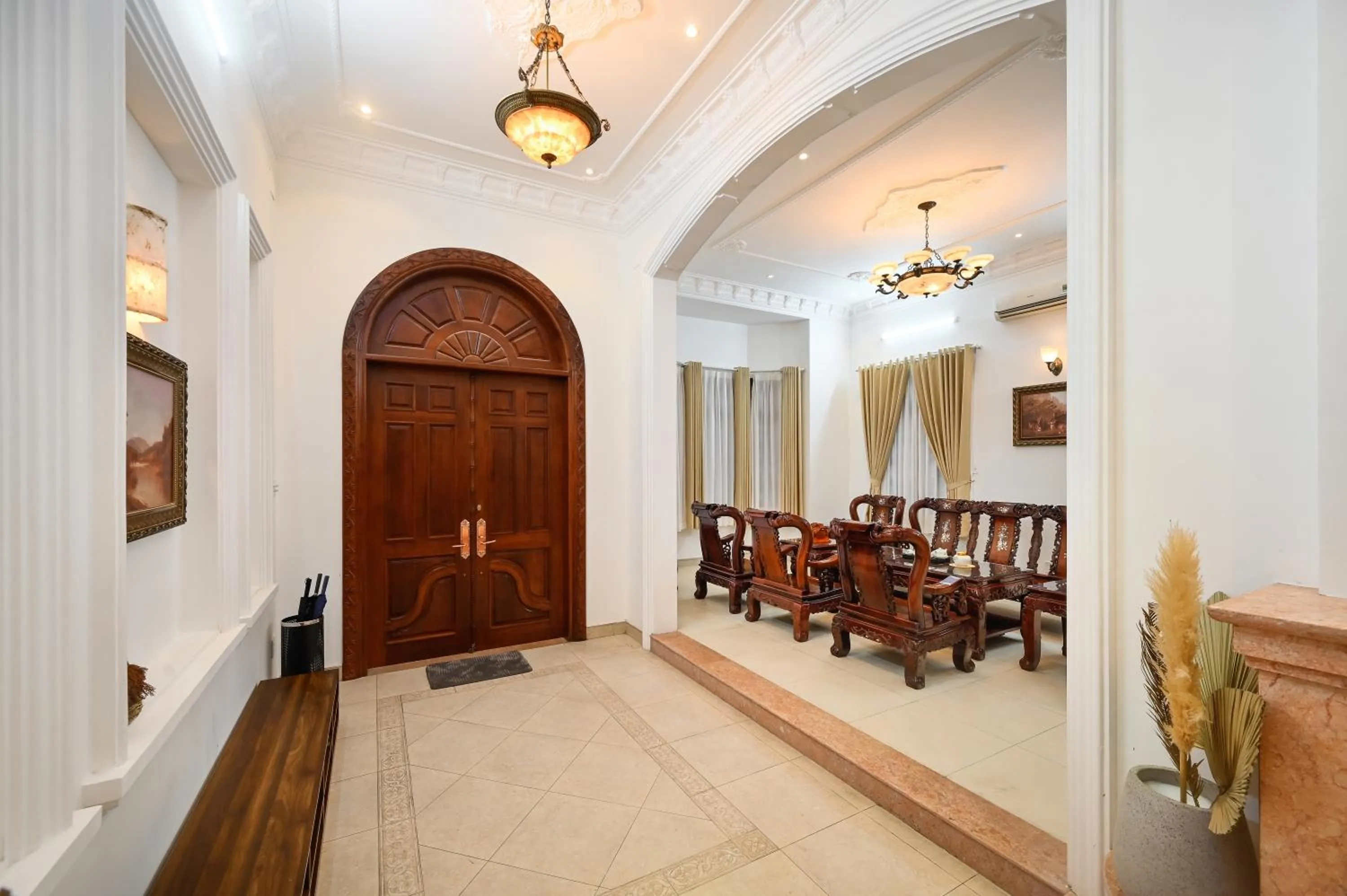 Living room in Amory Villa Thao Dien