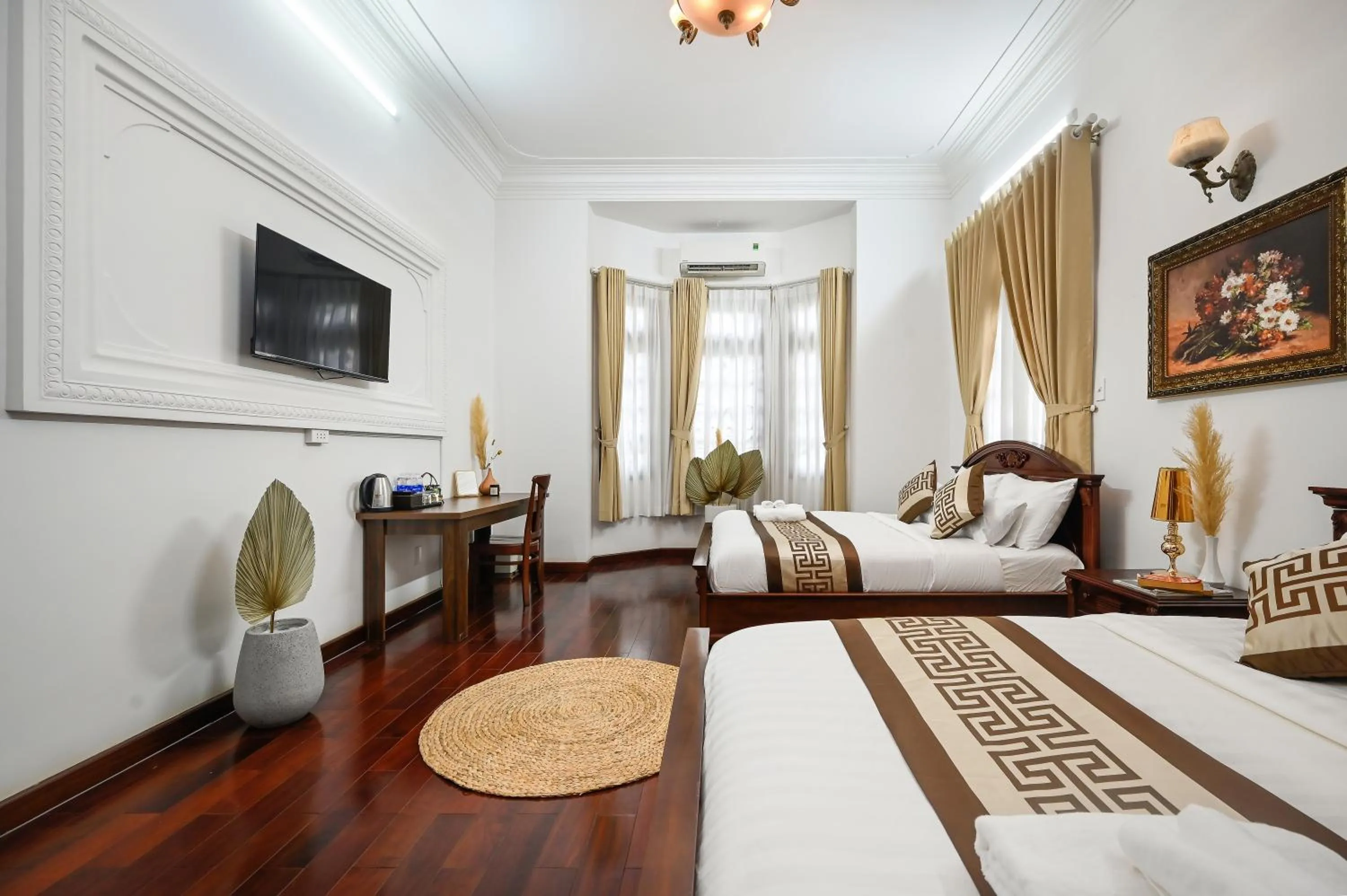 Bed in Amory Villa Thao Dien