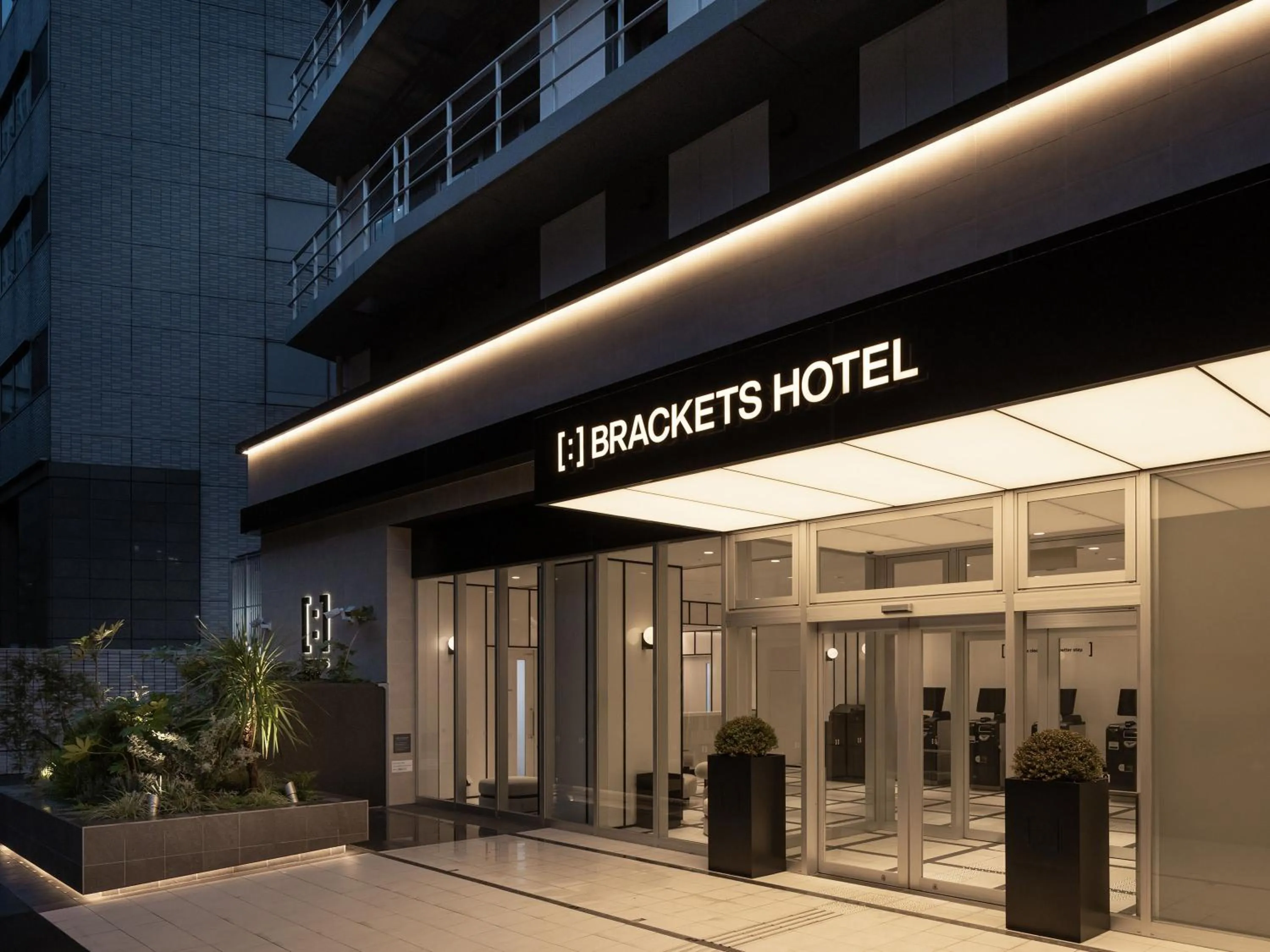 Property building in Brackets Hotel Osaka Hommachi