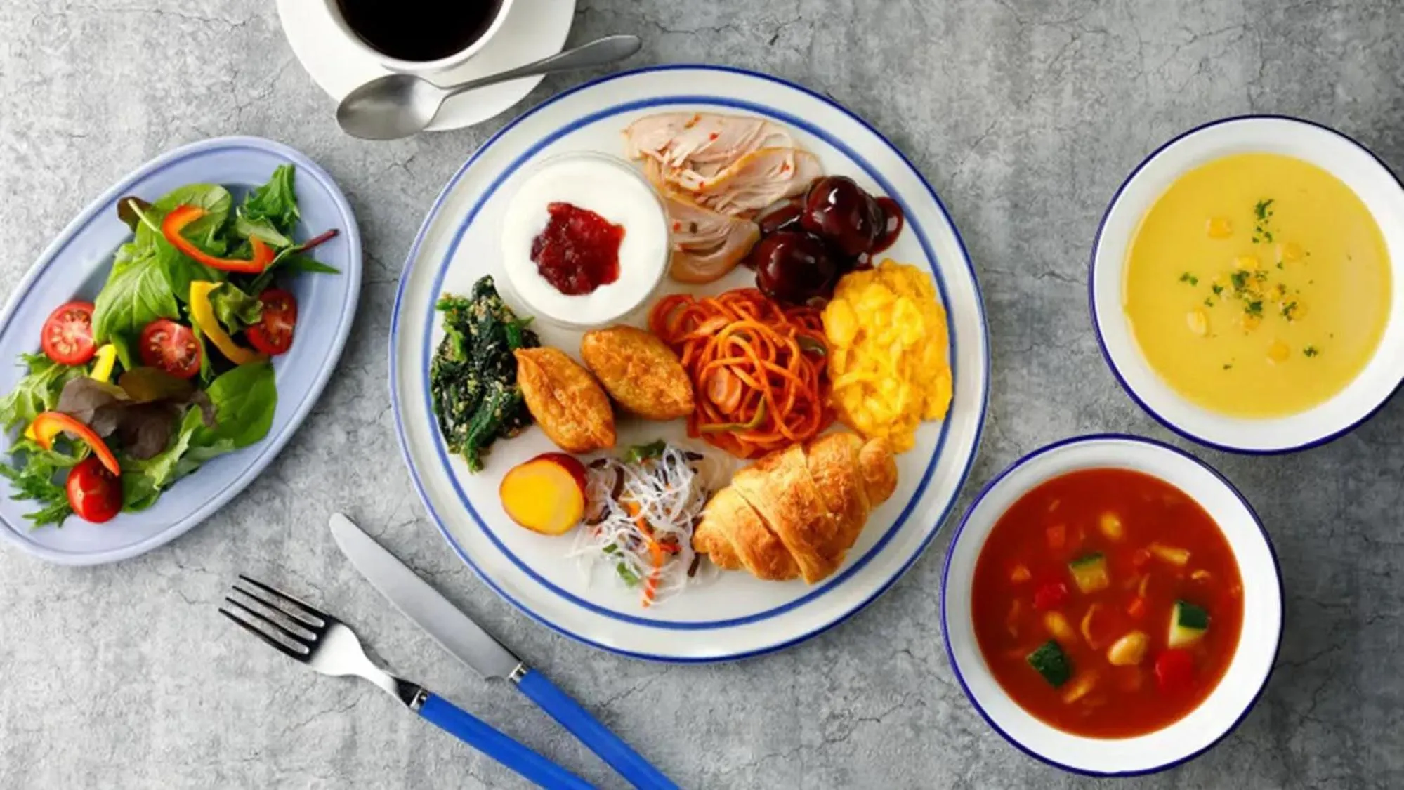 Breakfast in Toyoko Inn Tokyo Minowa-eki