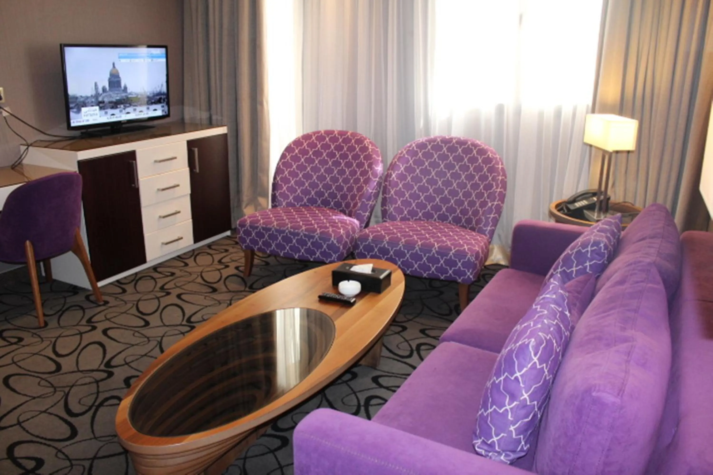 Living room in Hayat Al Zahraa Serviced Apartments