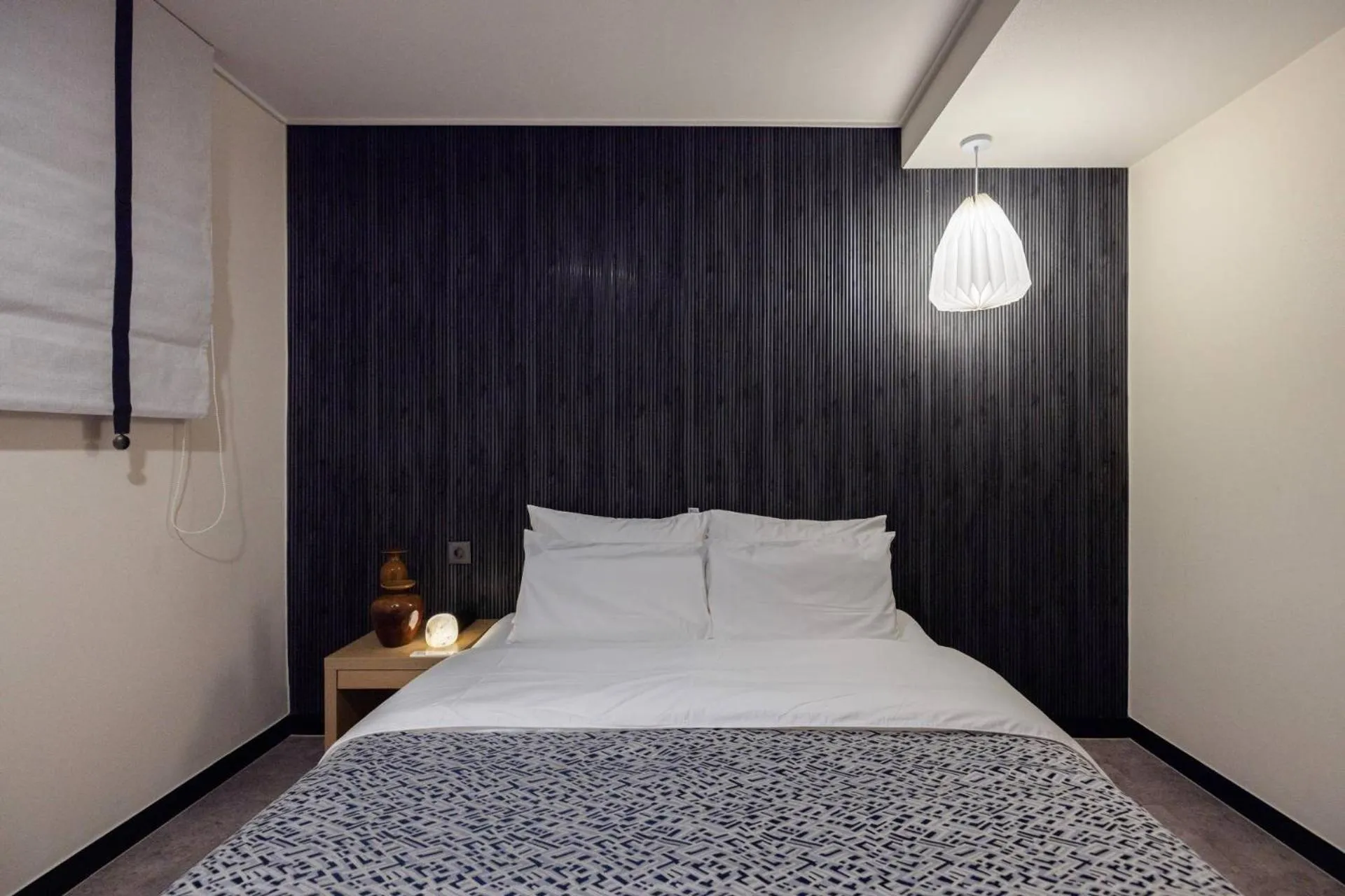 Bed in Anook Ryokan Hotel Ansan station