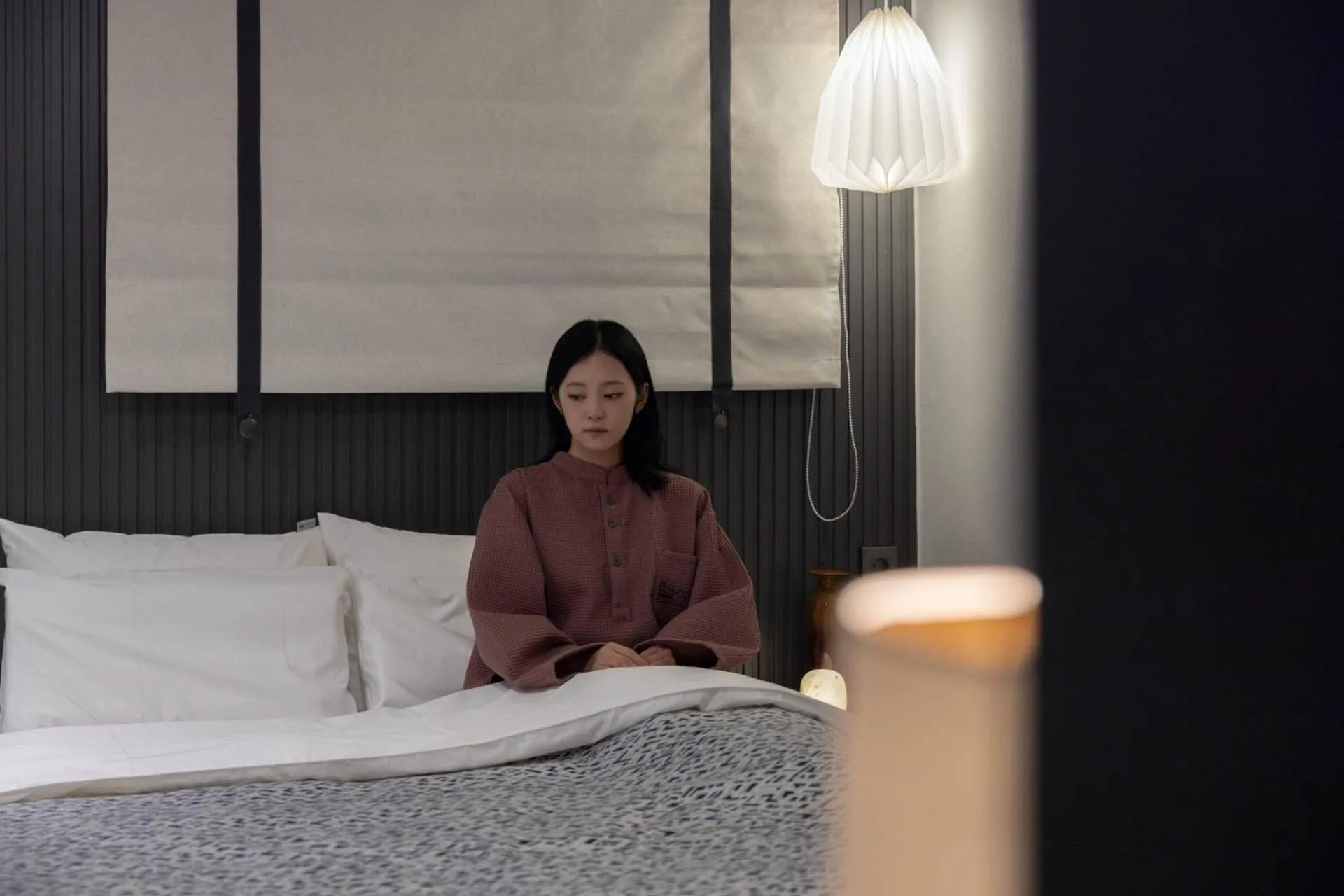 Bedroom, Bed in Anook Ryokan Hotel Ansan station