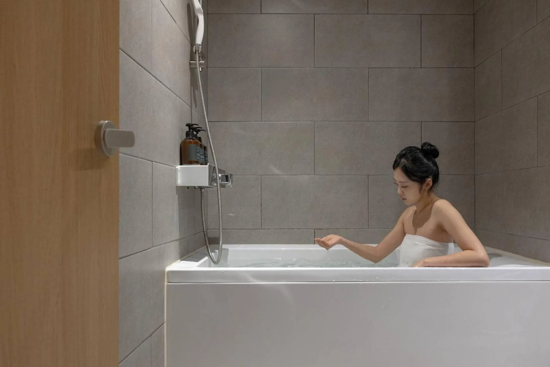 Bathroom in Anook Ryokan Hotel Ansan station