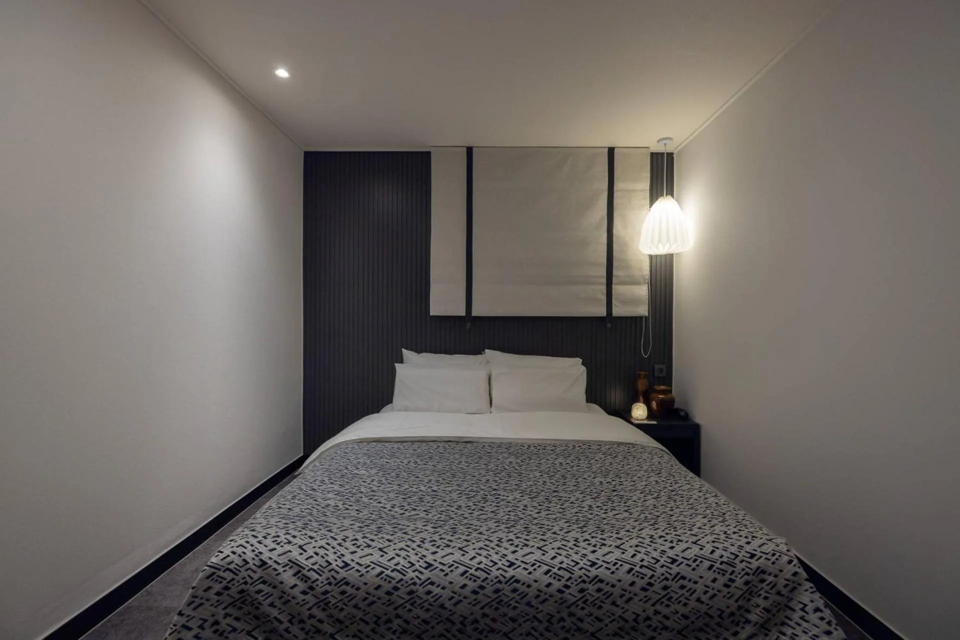 Bed in Anook Ryokan Hotel Ansan station