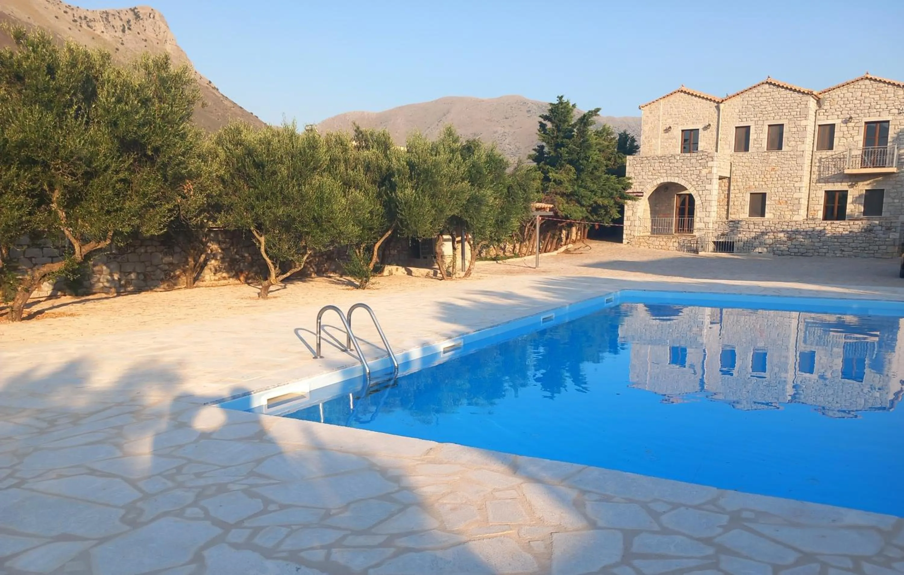 Swimming pool in Koukouri Suites