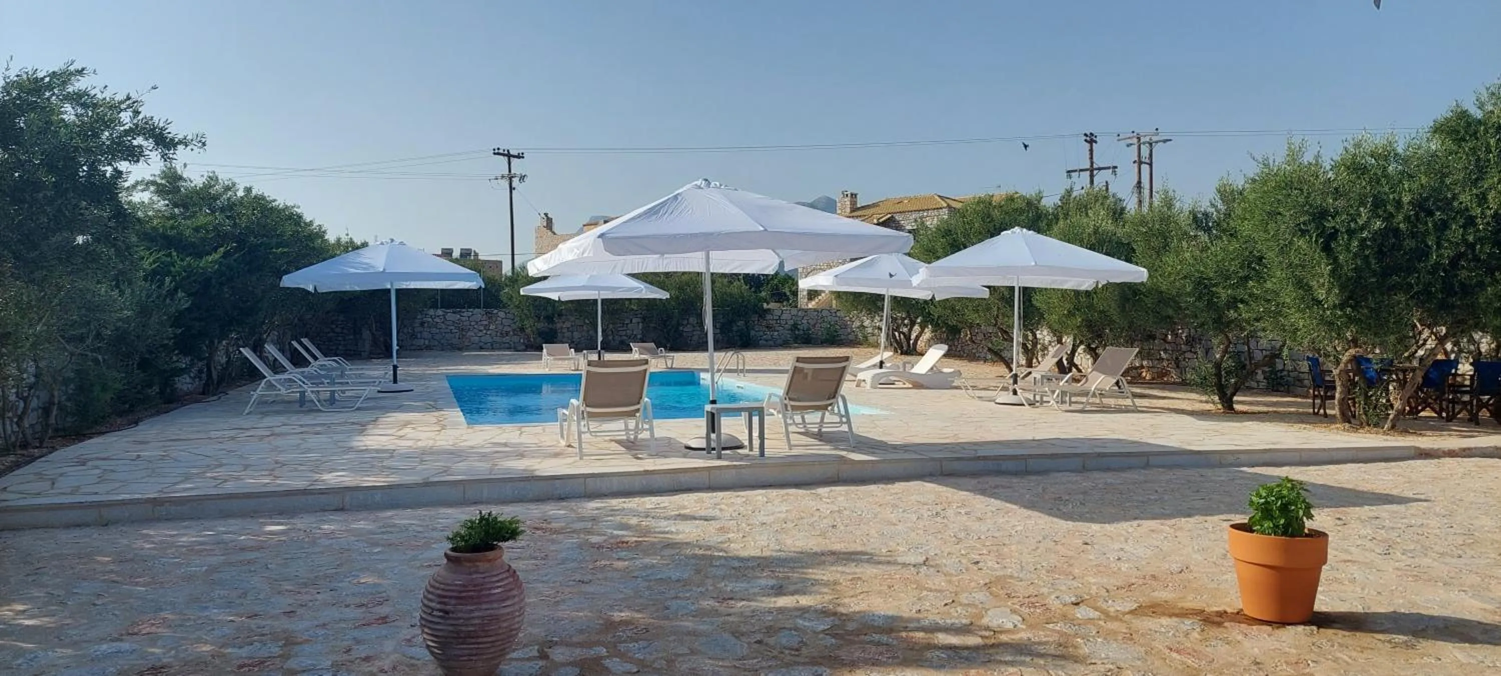 Swimming pool in Koukouri Suites