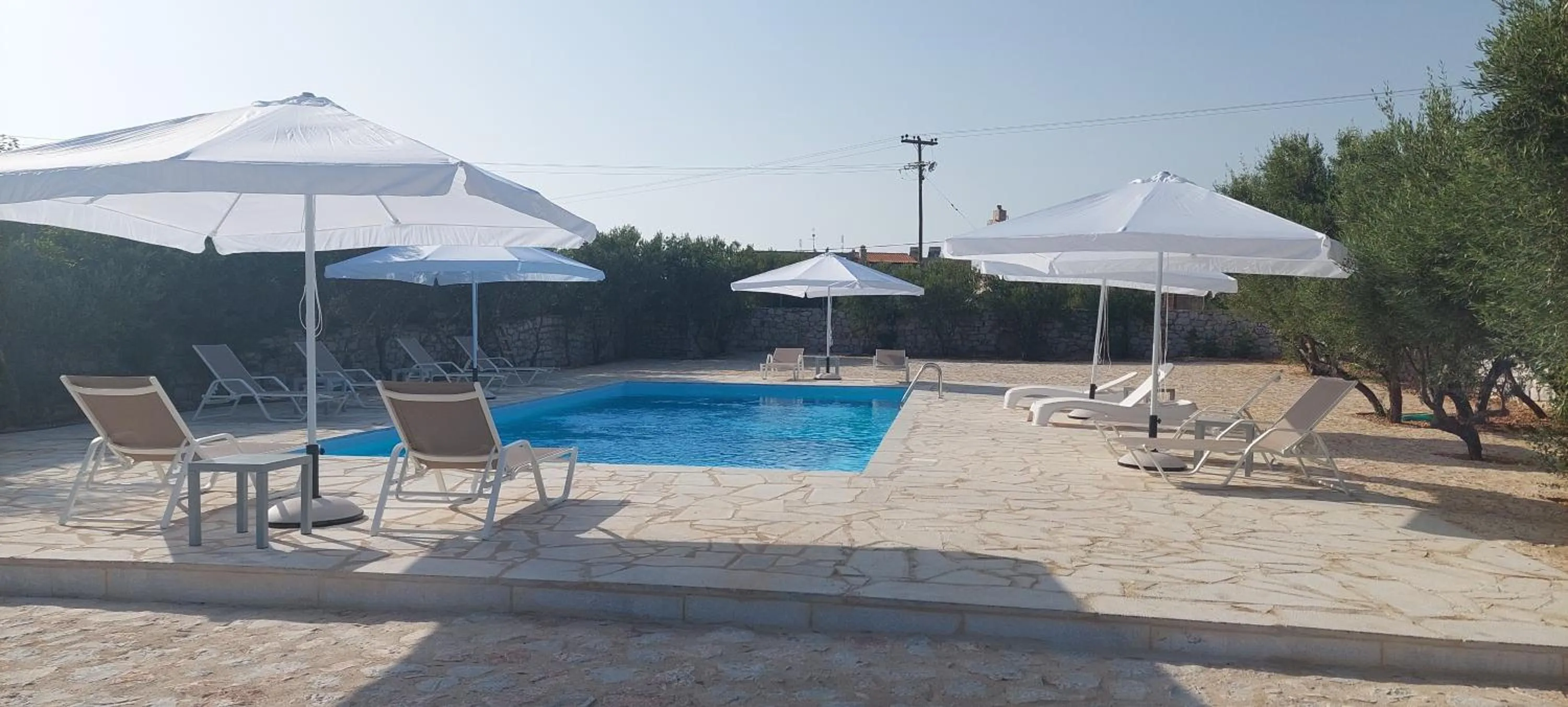 Swimming pool in Koukouri Suites