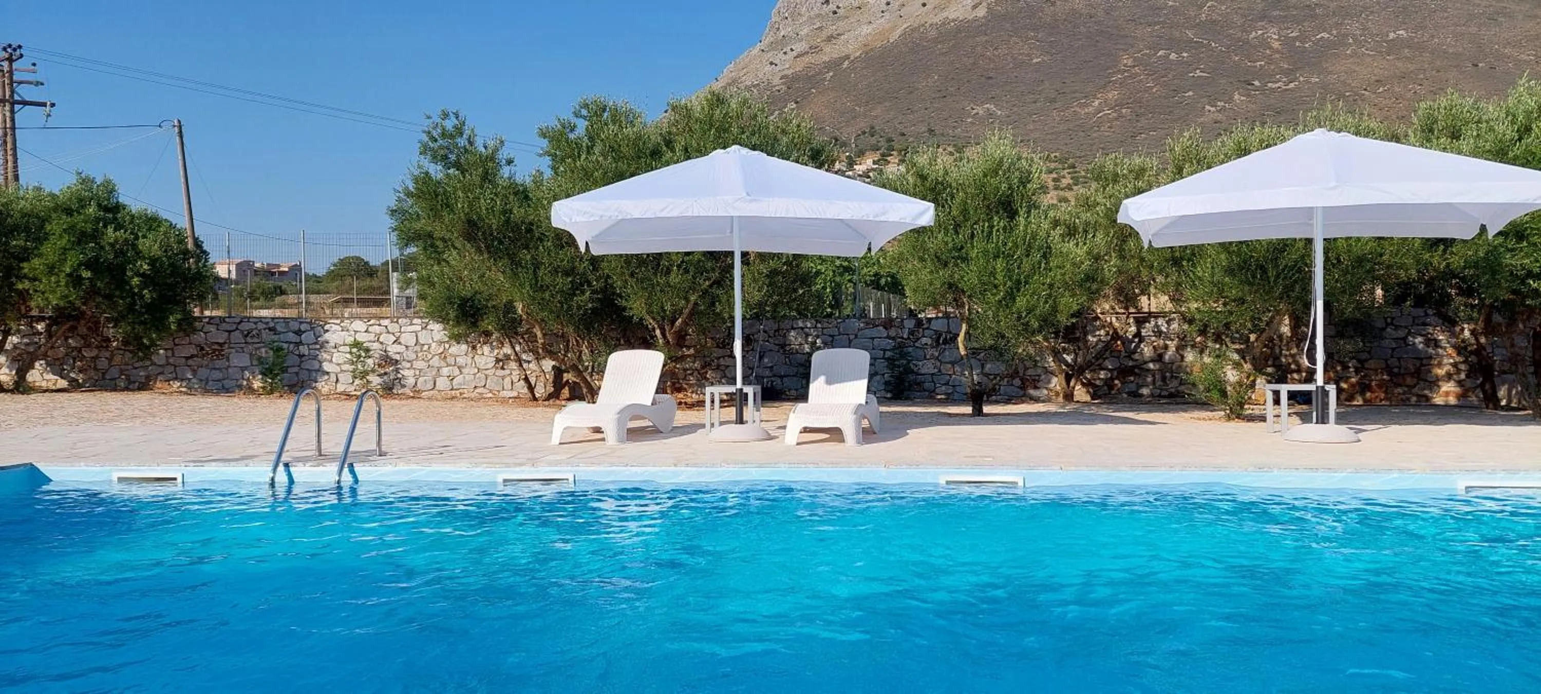 Swimming pool in Koukouri Suites