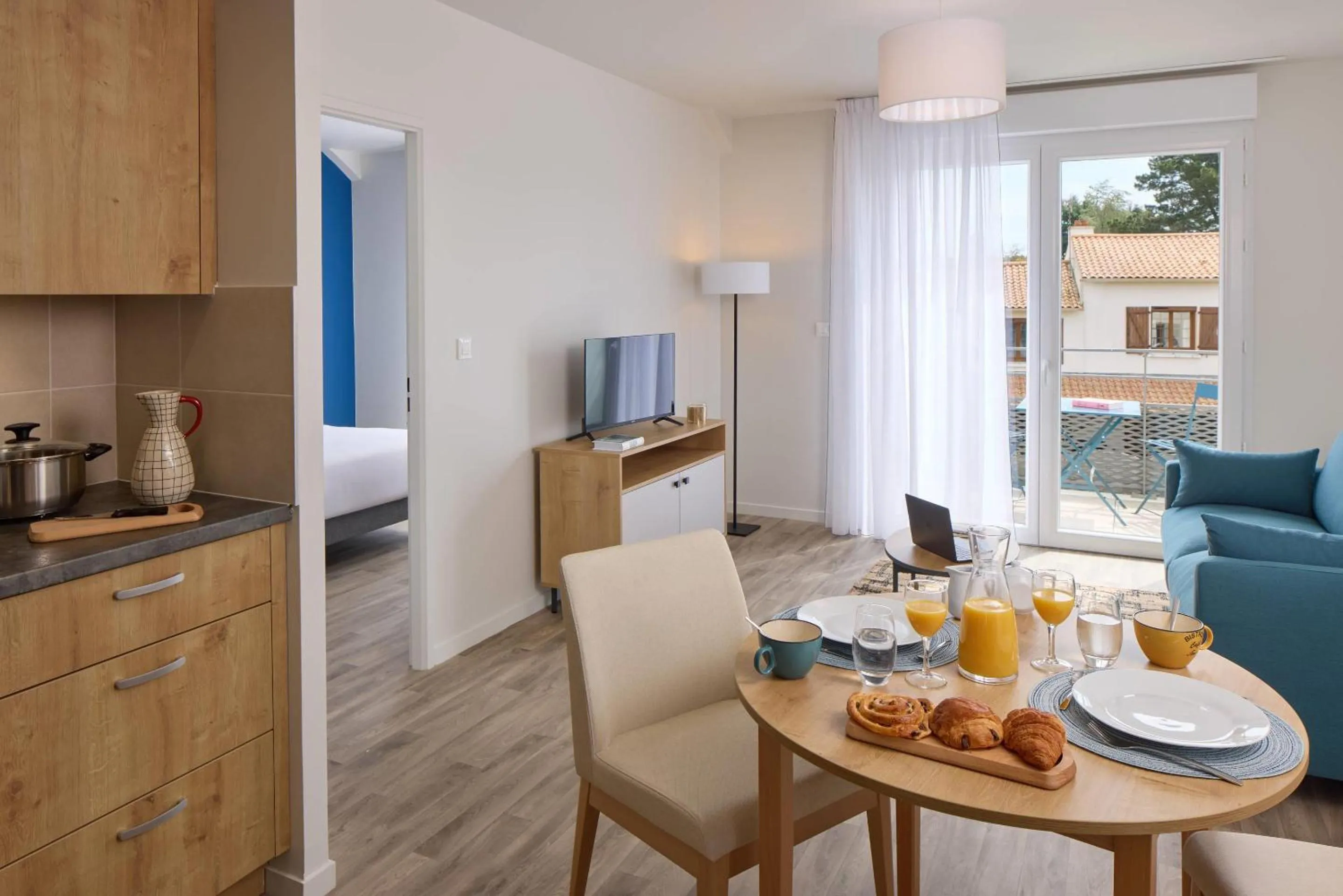 Bedroom in Quality Aparthotel Cholet