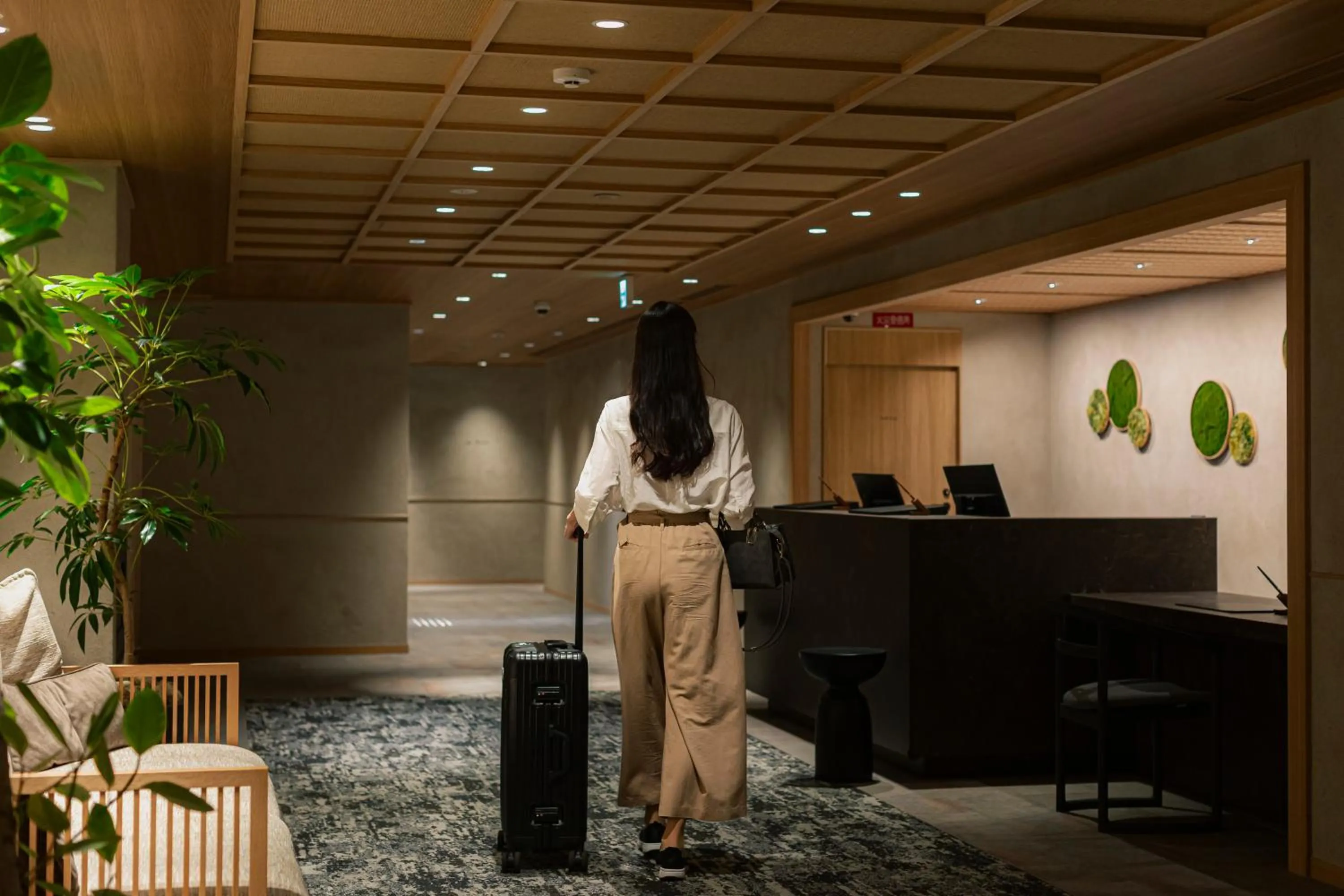 Lobby or reception in yugen kyoto shijo