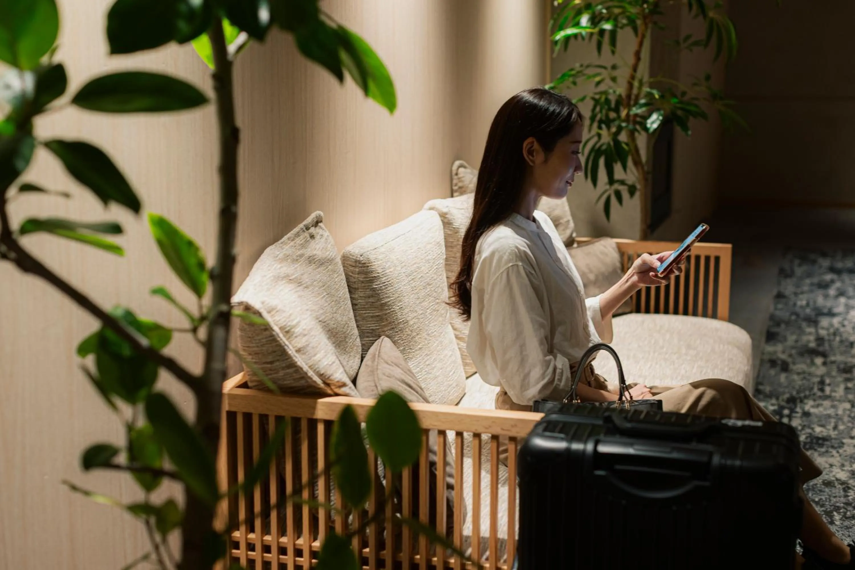 Lobby or reception in yugen kyoto shijo