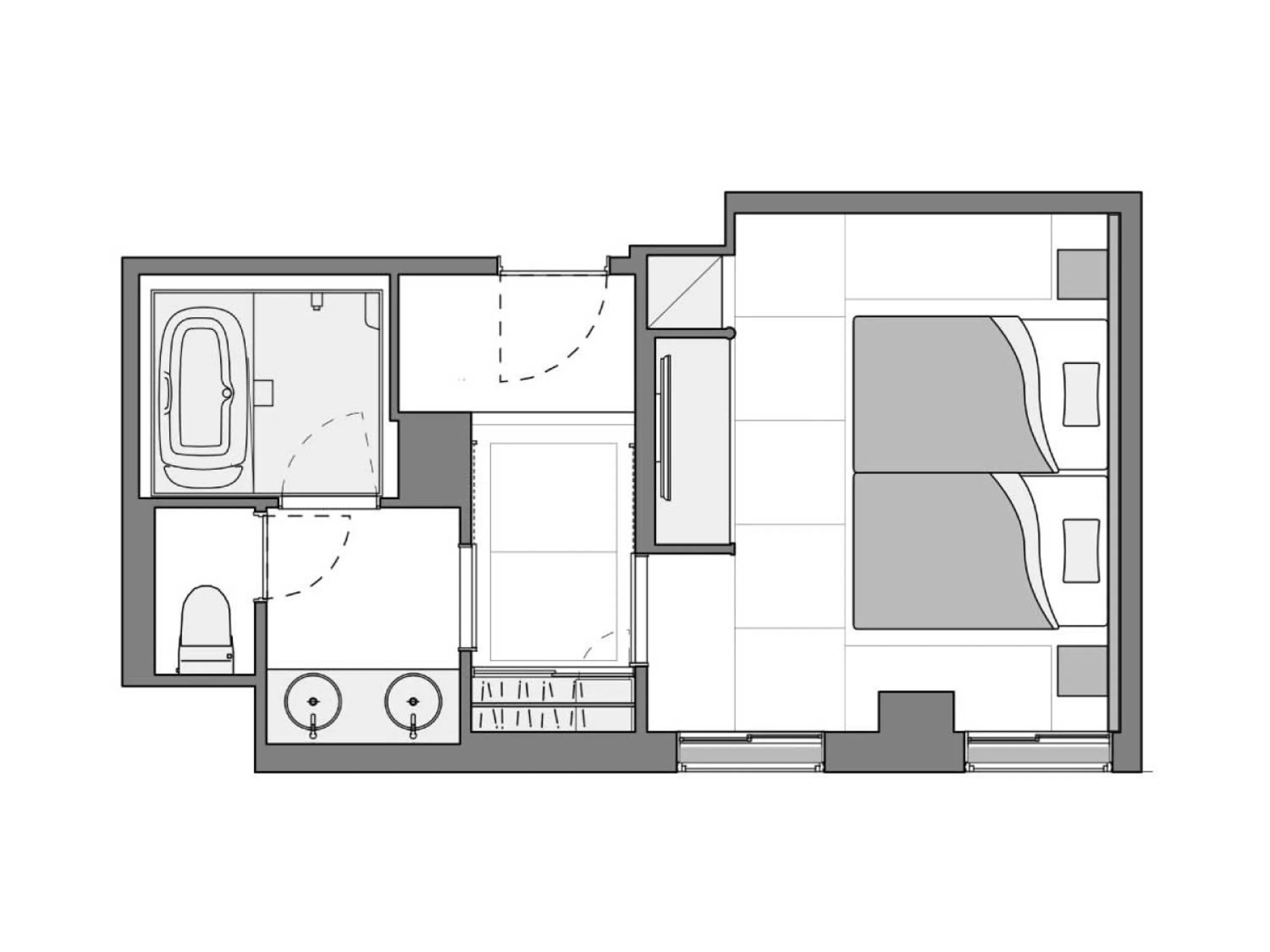 Photo of the whole room in yugen kyoto shijo