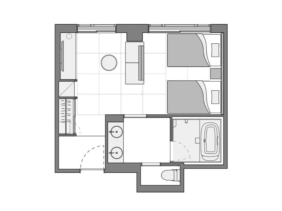 Floor plan in yugen kyoto shijo