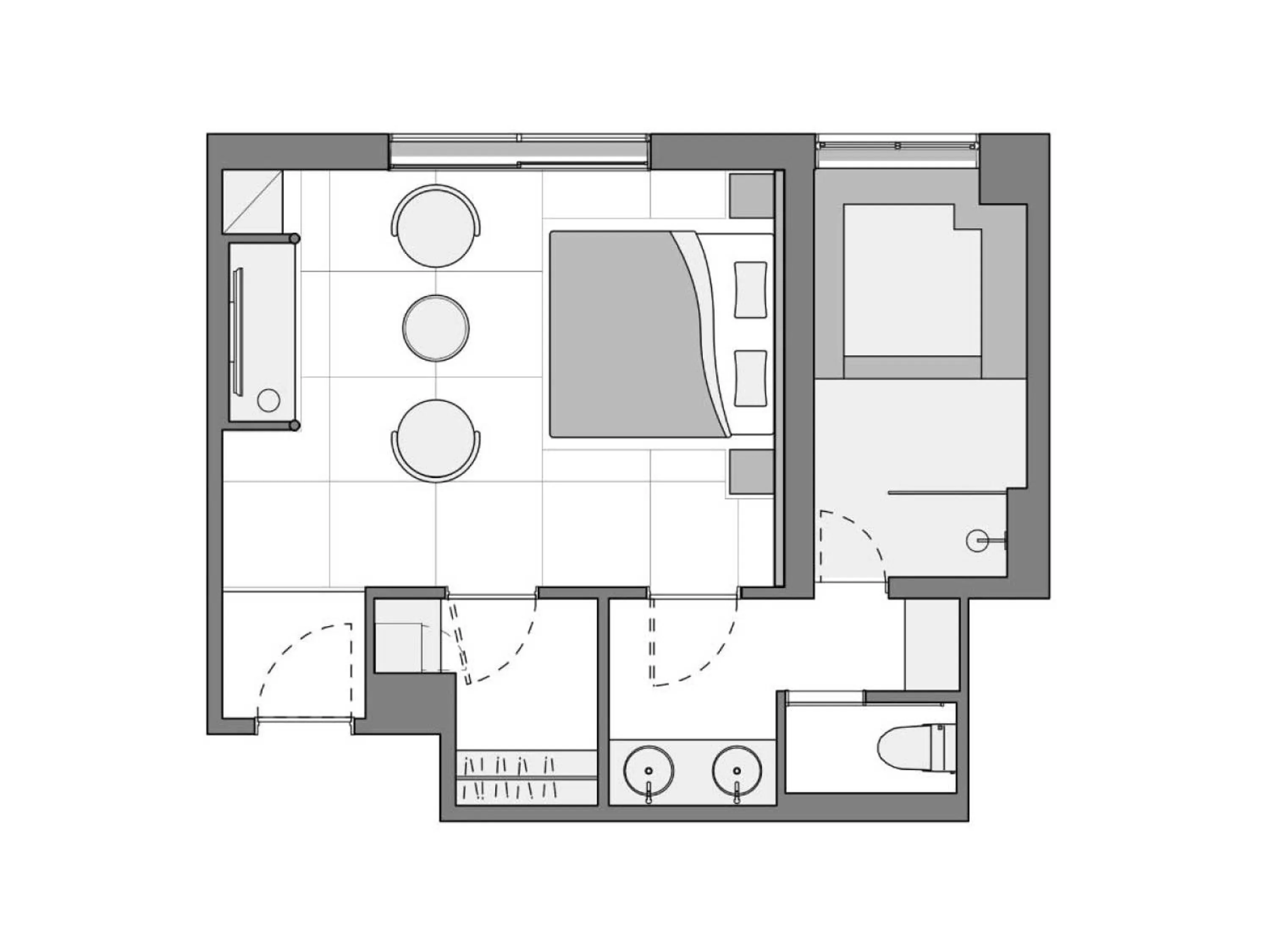 Photo of the whole room in yugen kyoto shijo