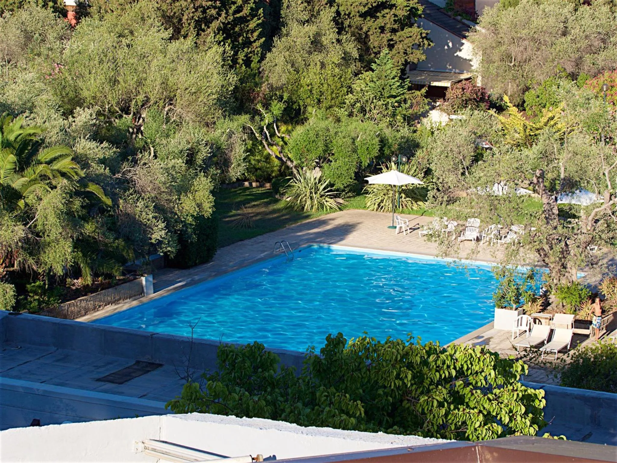 Pool view in Residence Solemaremma