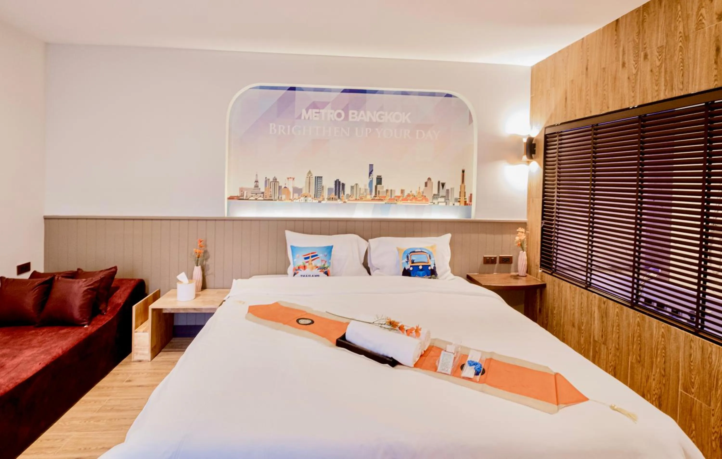 Bedroom, Bed in Metro Hotel Phahonyothin 35