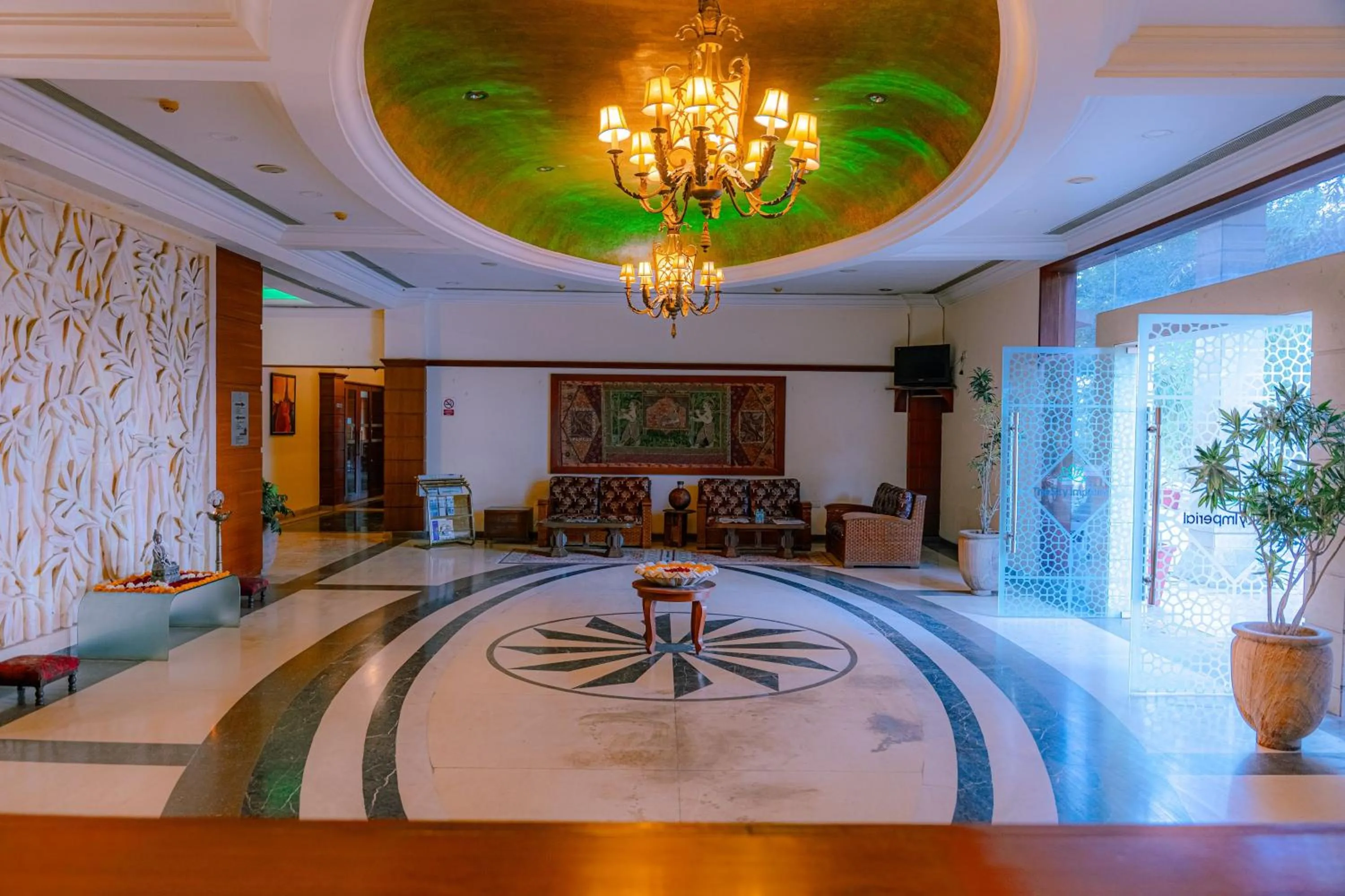 Lobby or reception in The Sky Imperial, Udaipur