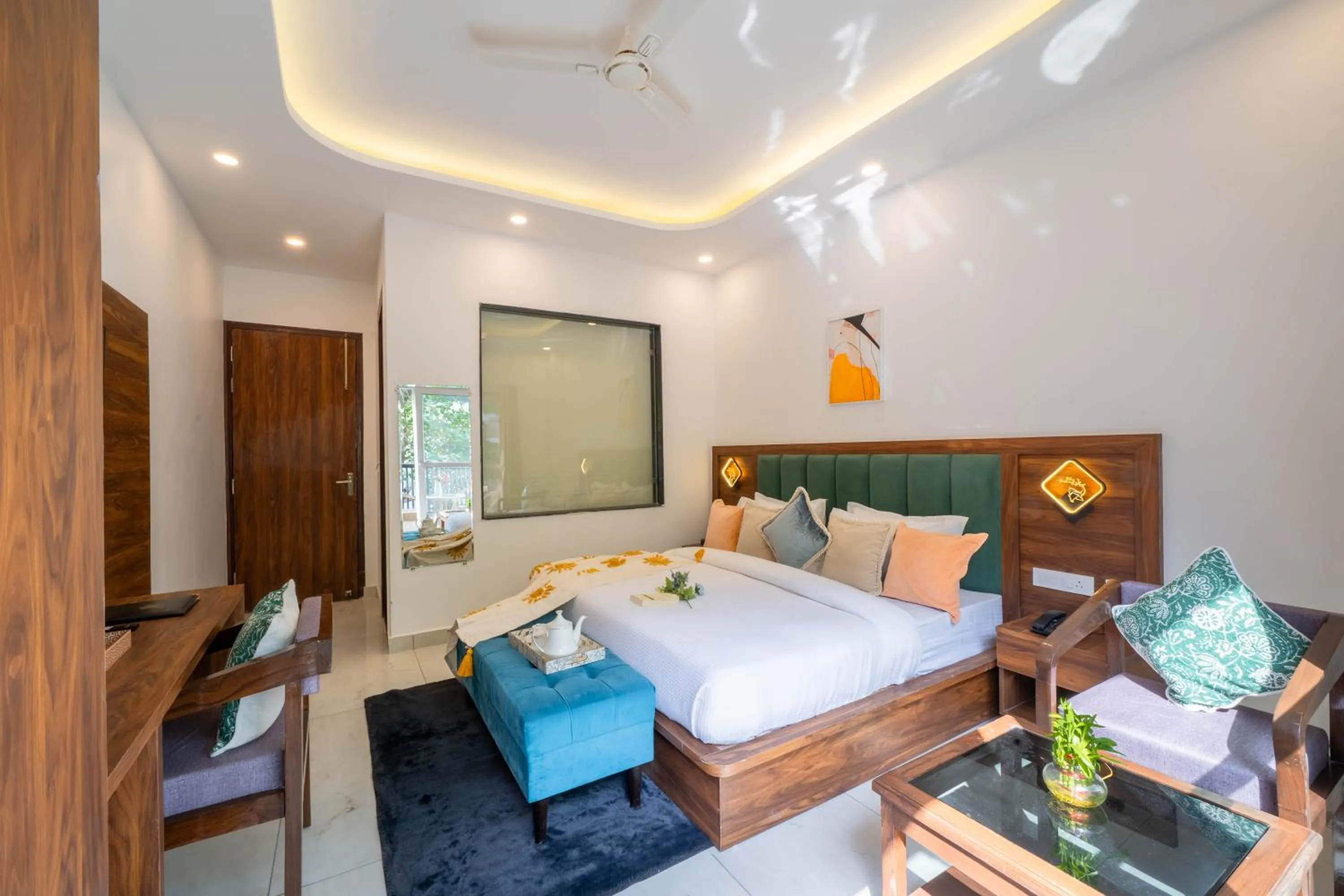 Bed in Premium Mystic Falls near Secret Waterfall