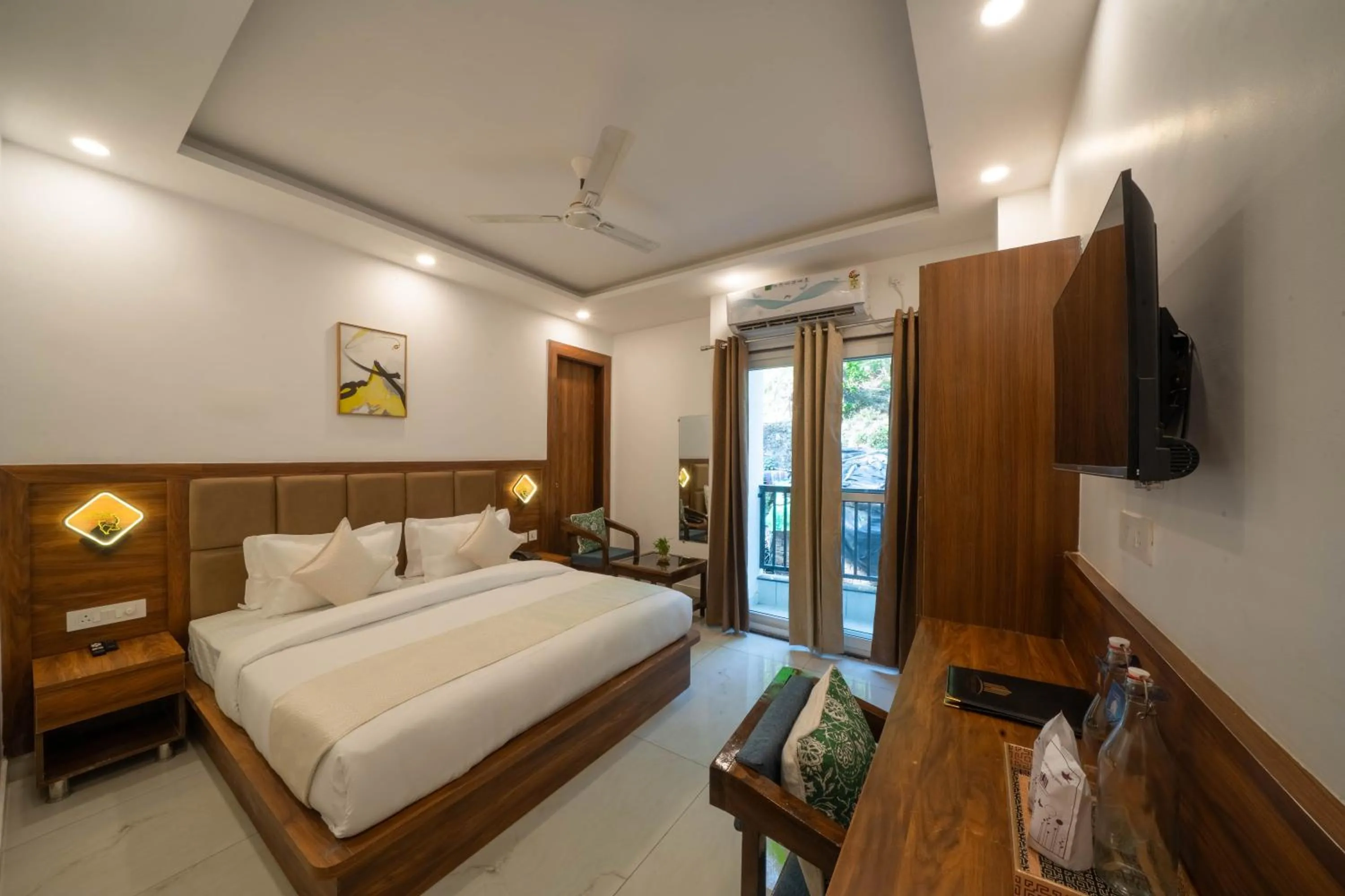Bed in Premium Mystic Falls near Secret Waterfall