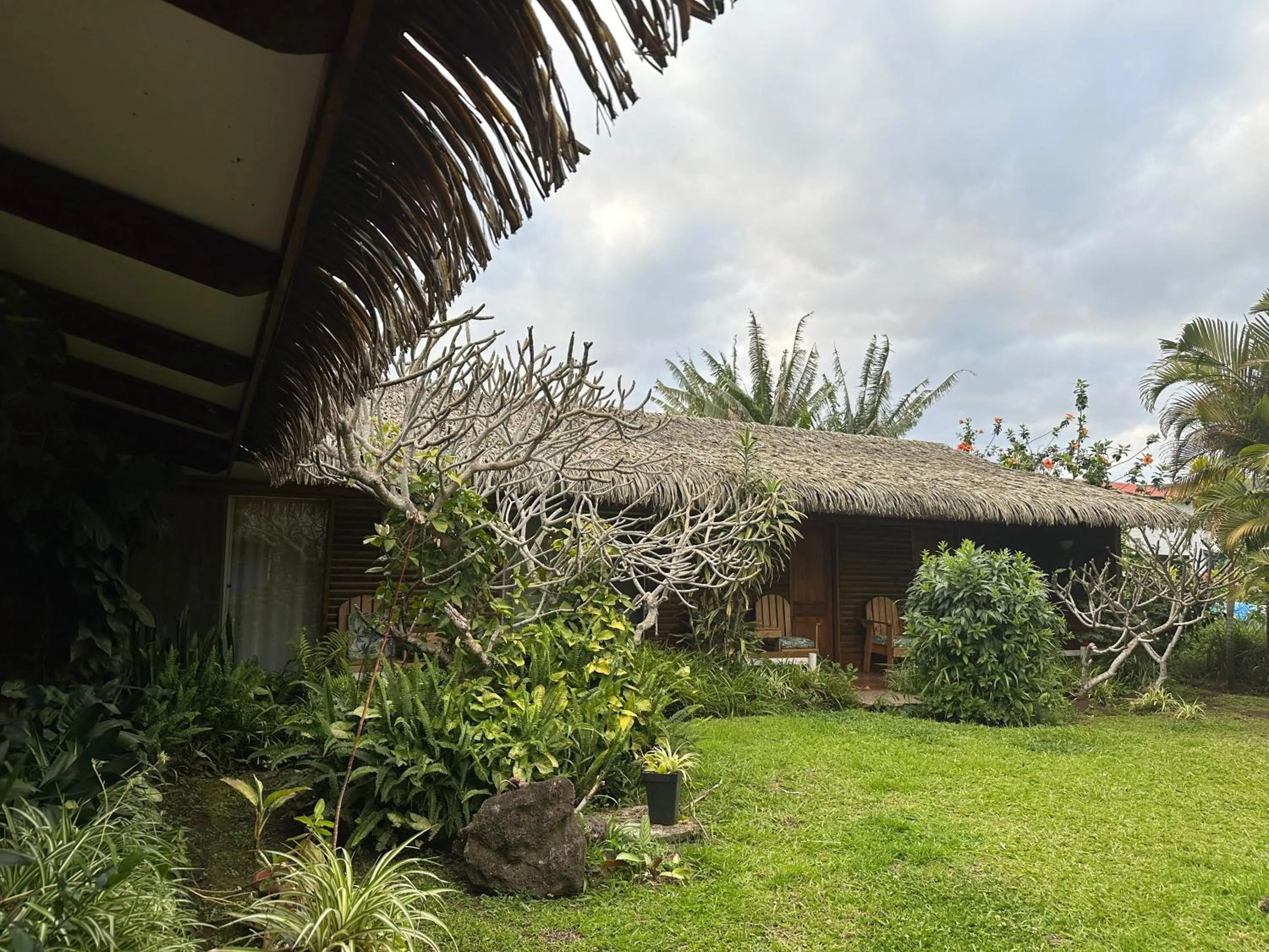 Garden in Hare Henua B&B