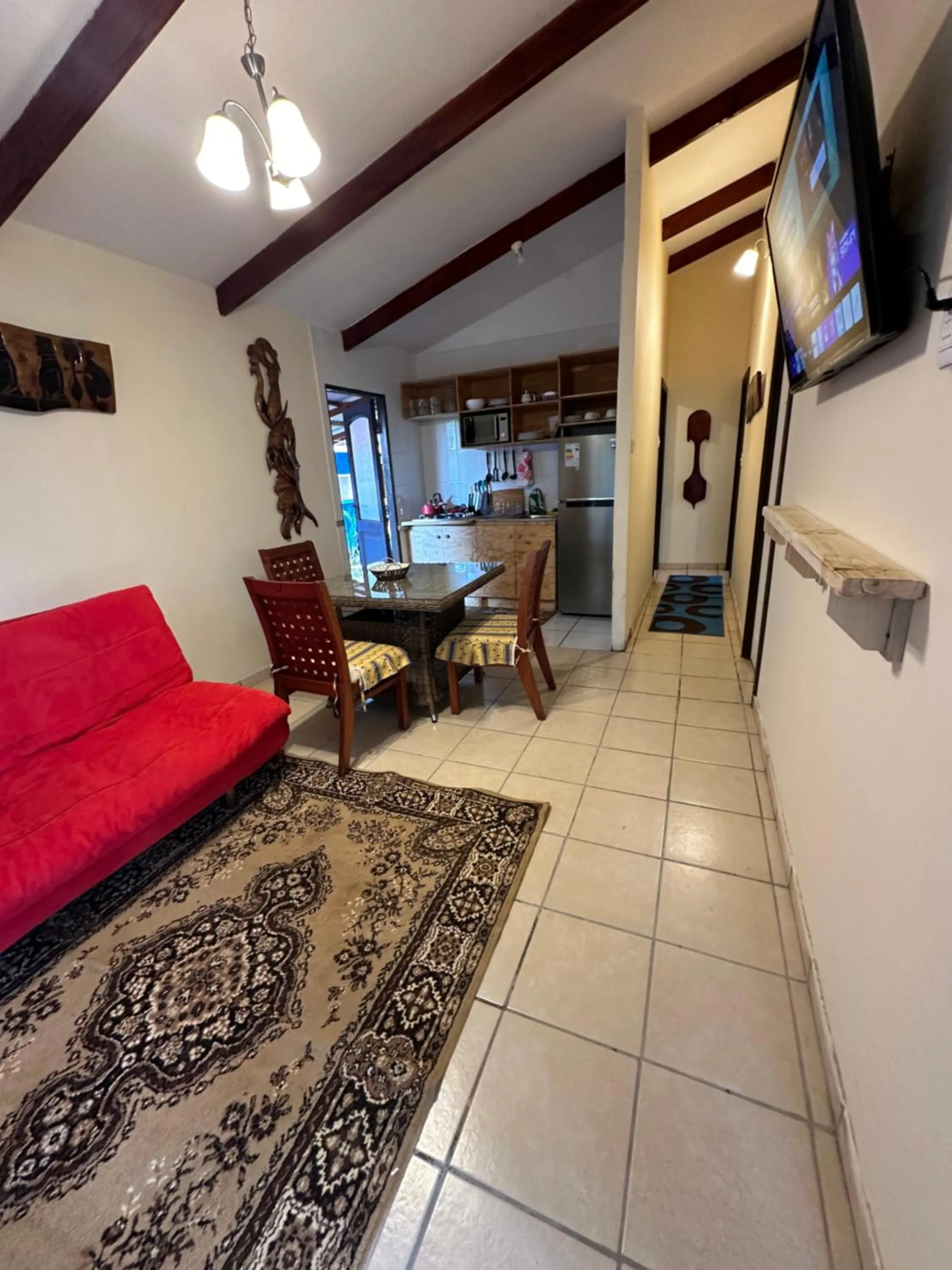 Living room in Hare Henua B&B