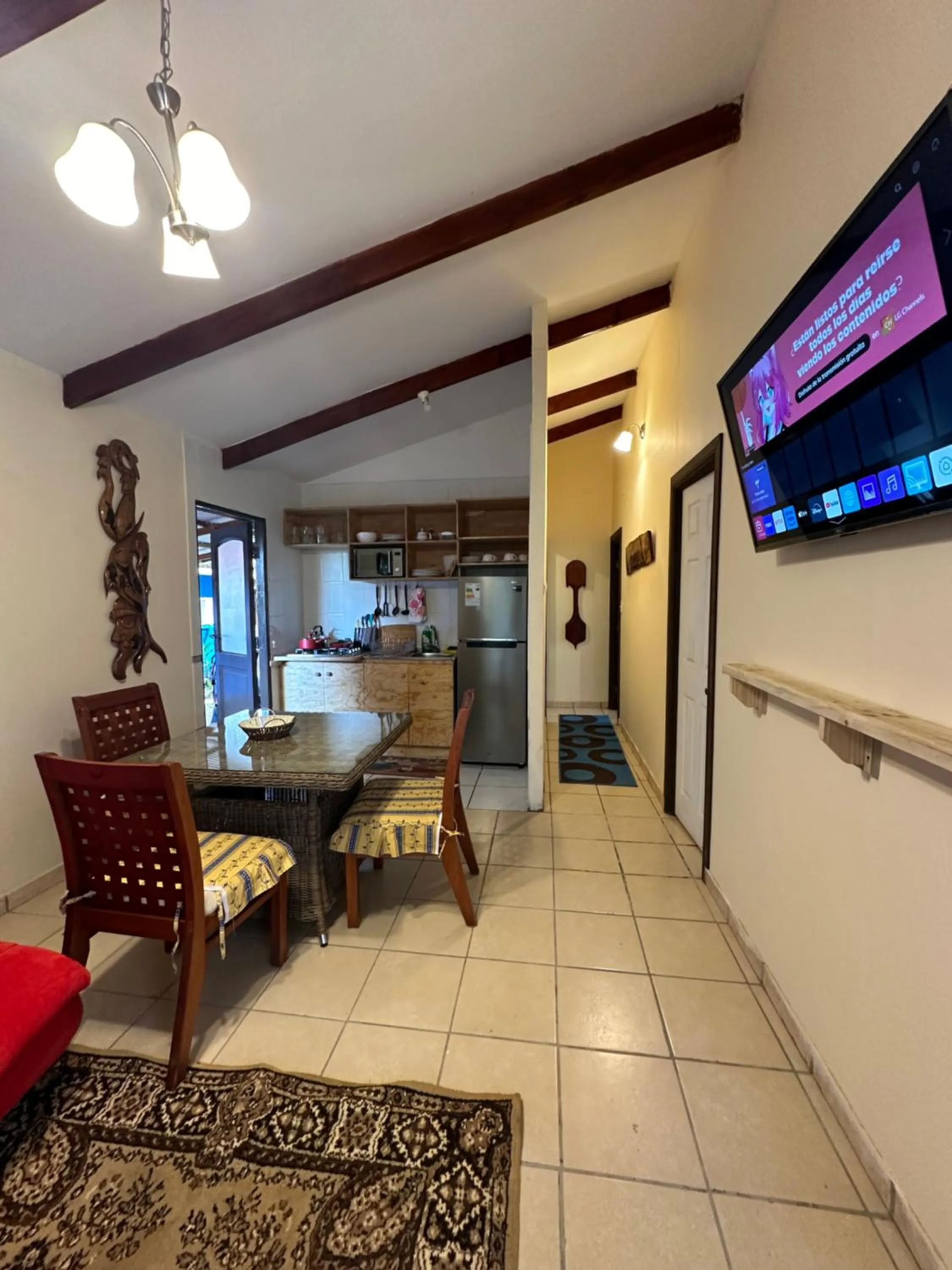 Living room in Hare Henua B&B