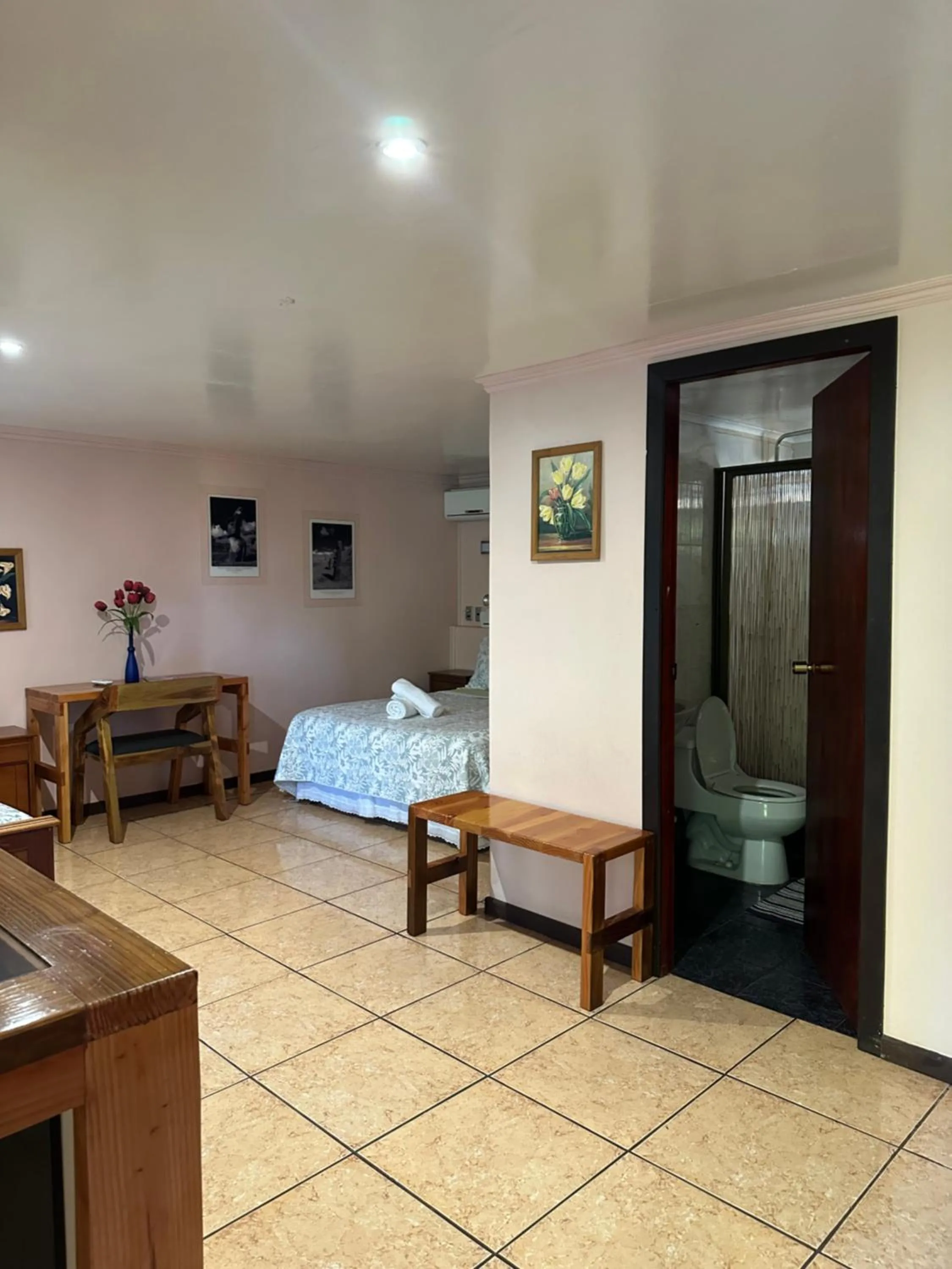 Property building, Bed in Hare Henua B&B