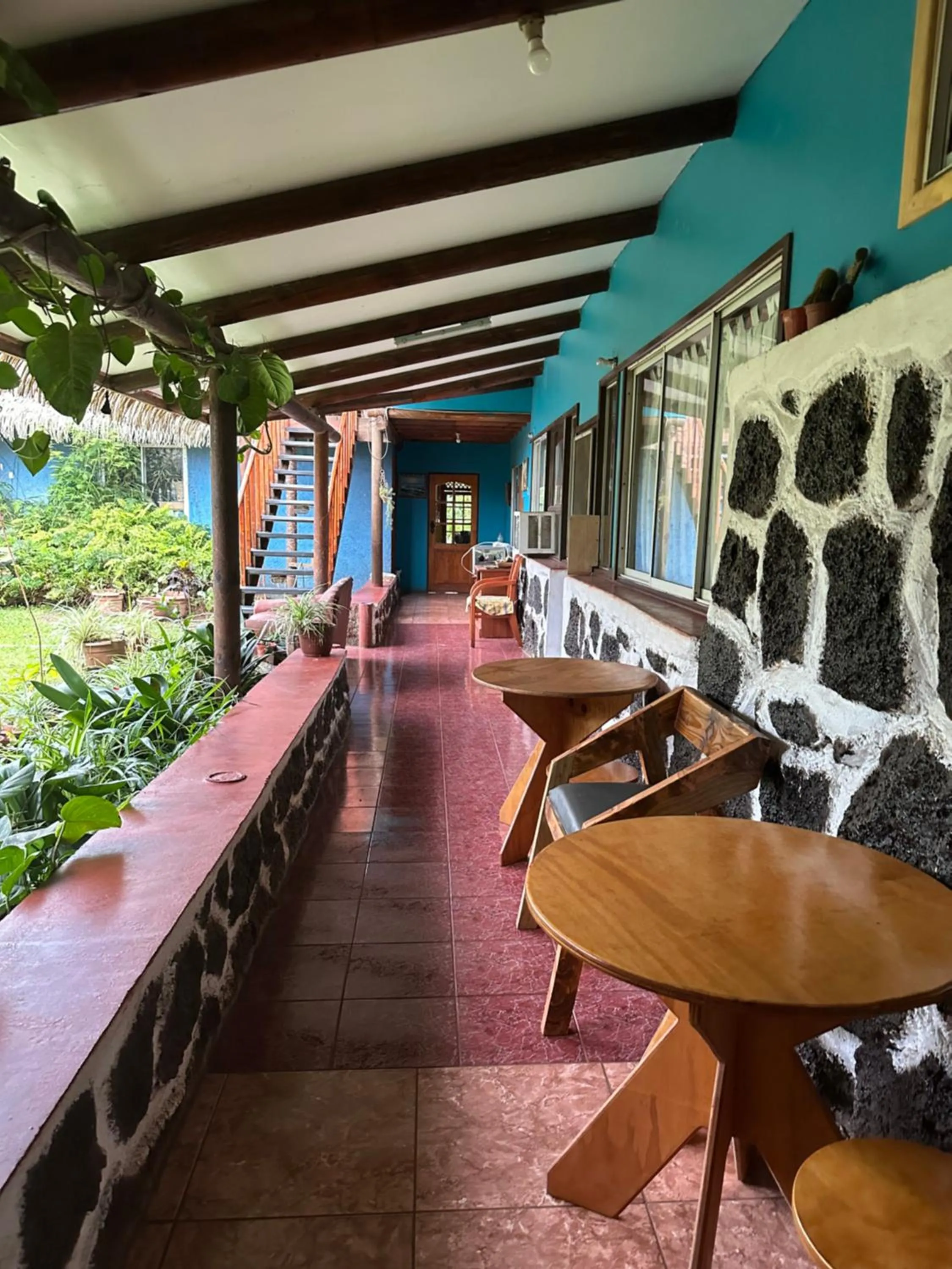 Garden in Hare Henua B&B