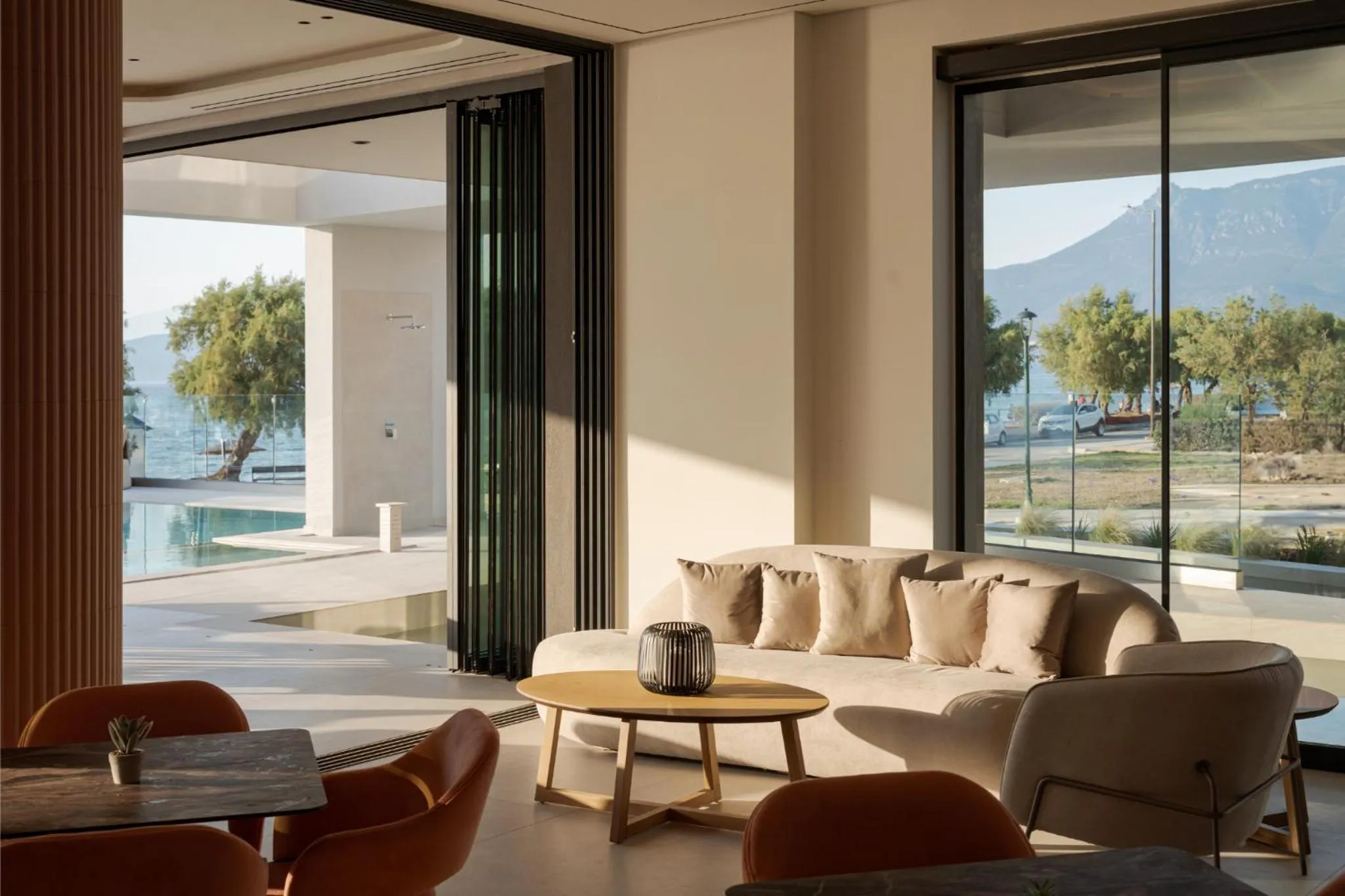 Seating area in Avant Blue Boutique Hotel