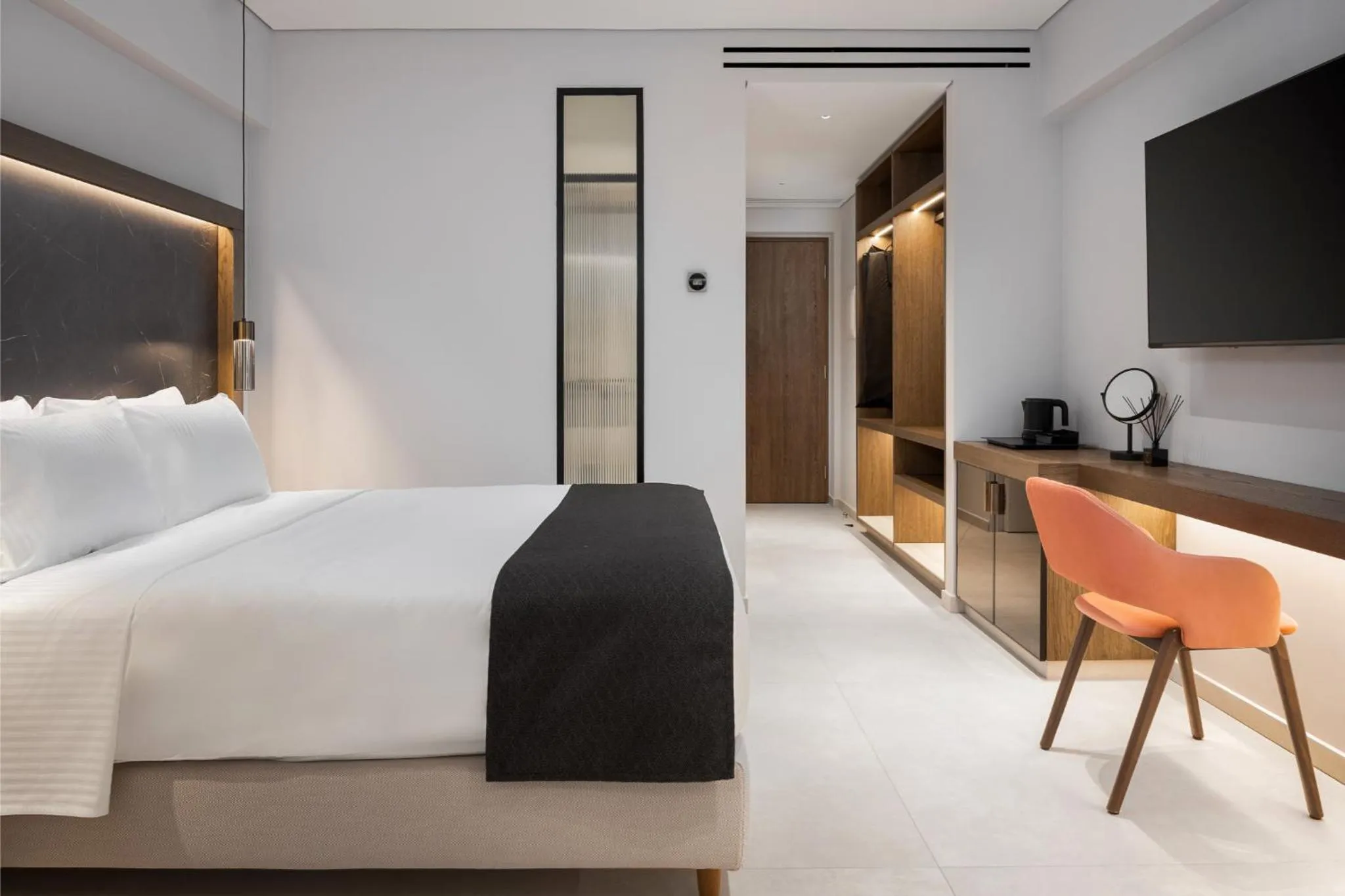 Bed in Avant Blue Boutique Hotel