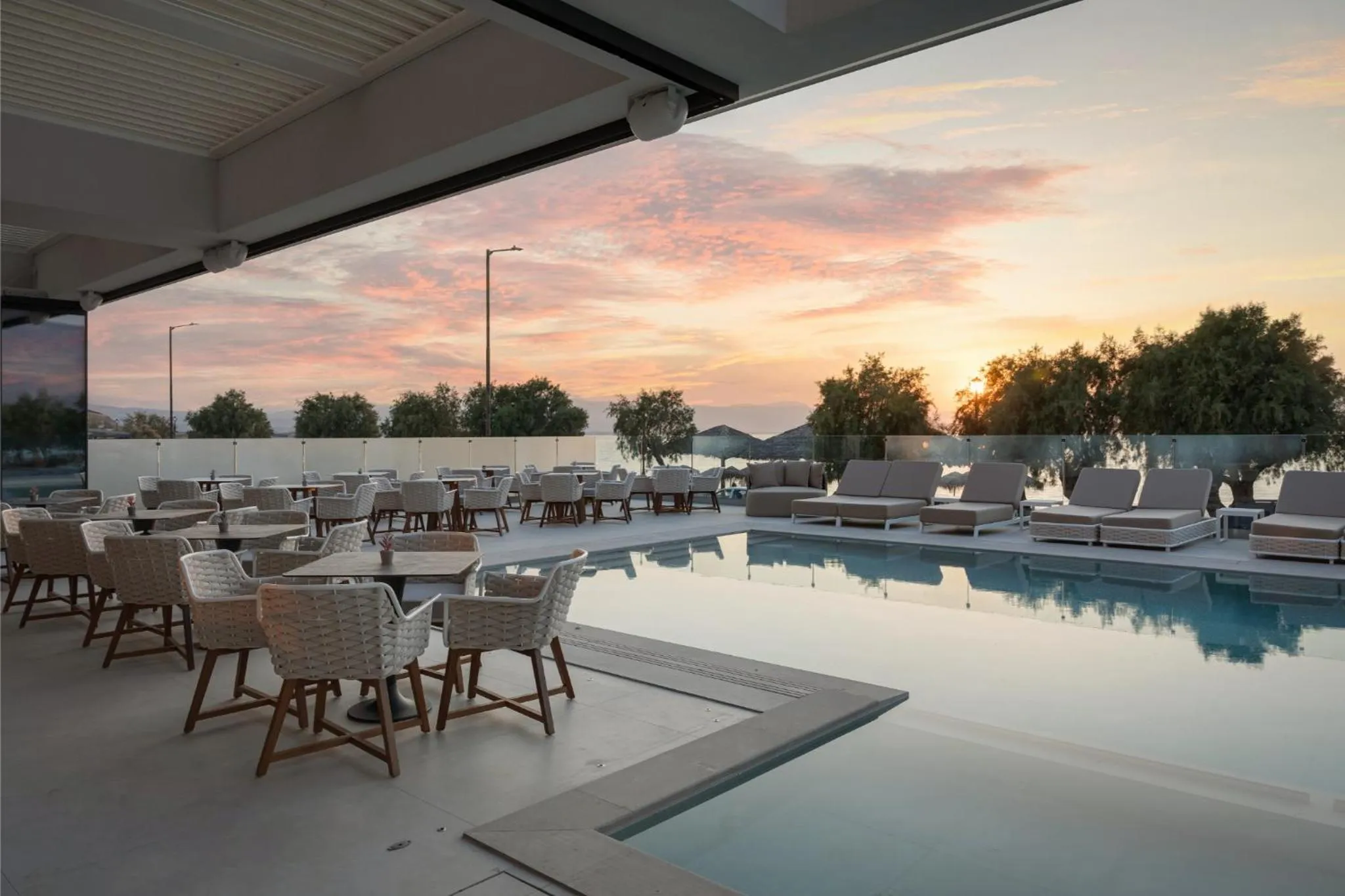 Pool view in Avant Blue Boutique Hotel