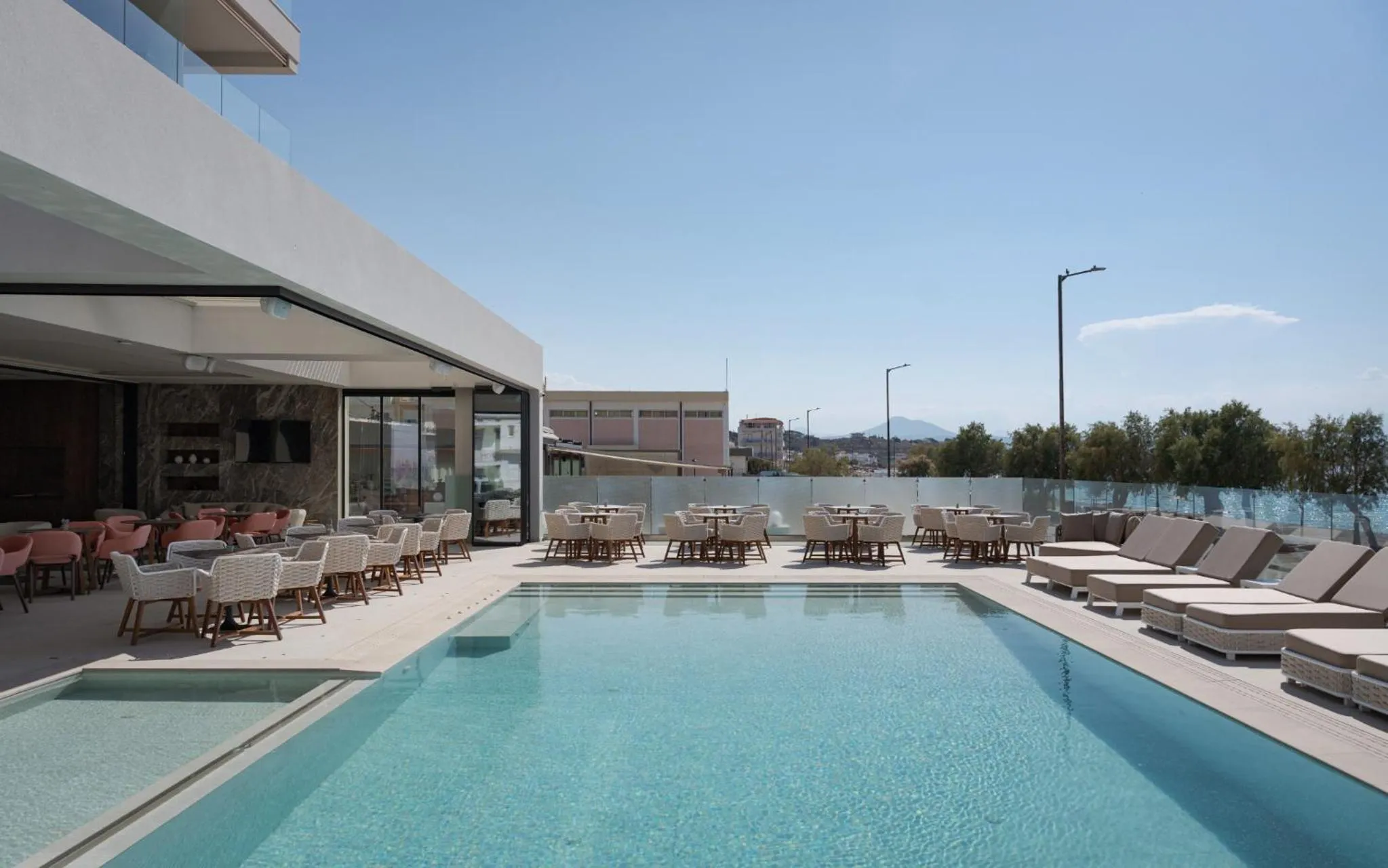 Pool view in Avant Blue Boutique Hotel