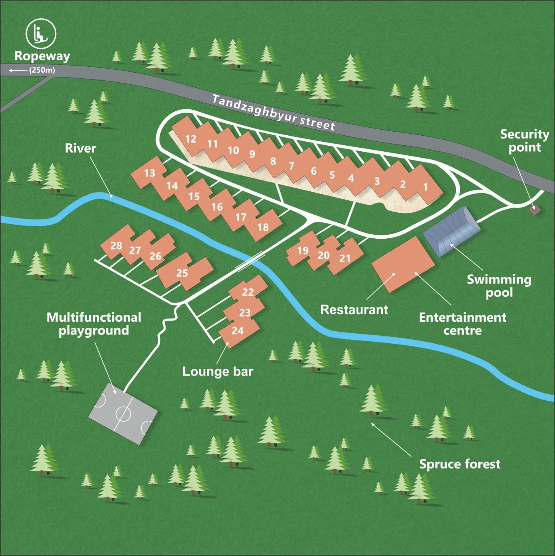 Property logo or sign in Teghenis Resort