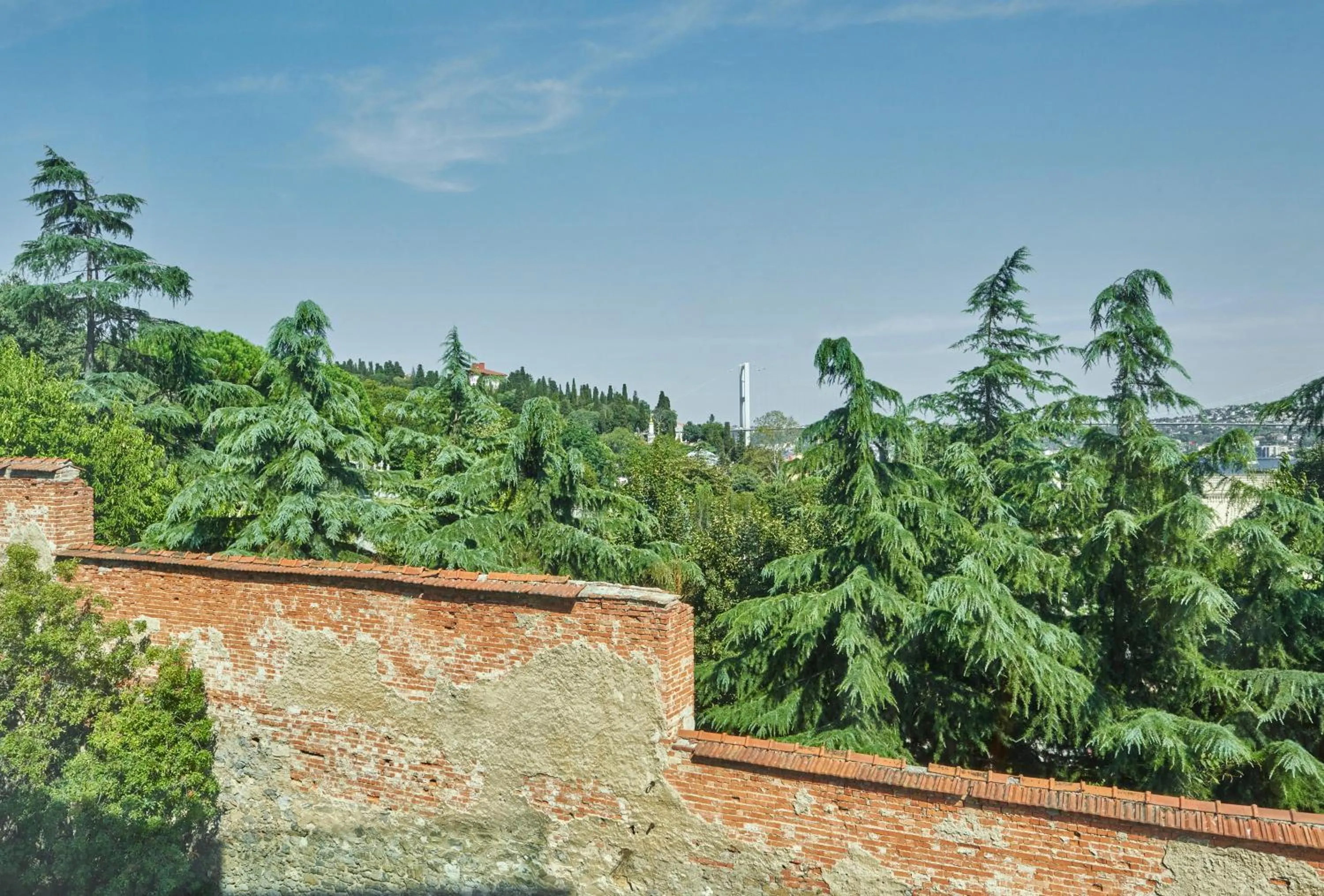 Natural landscape in Çırağan Hotel Bosphorus