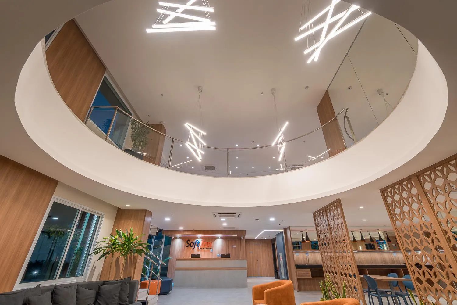 Lobby or reception in Soft Inn Alagoinhas