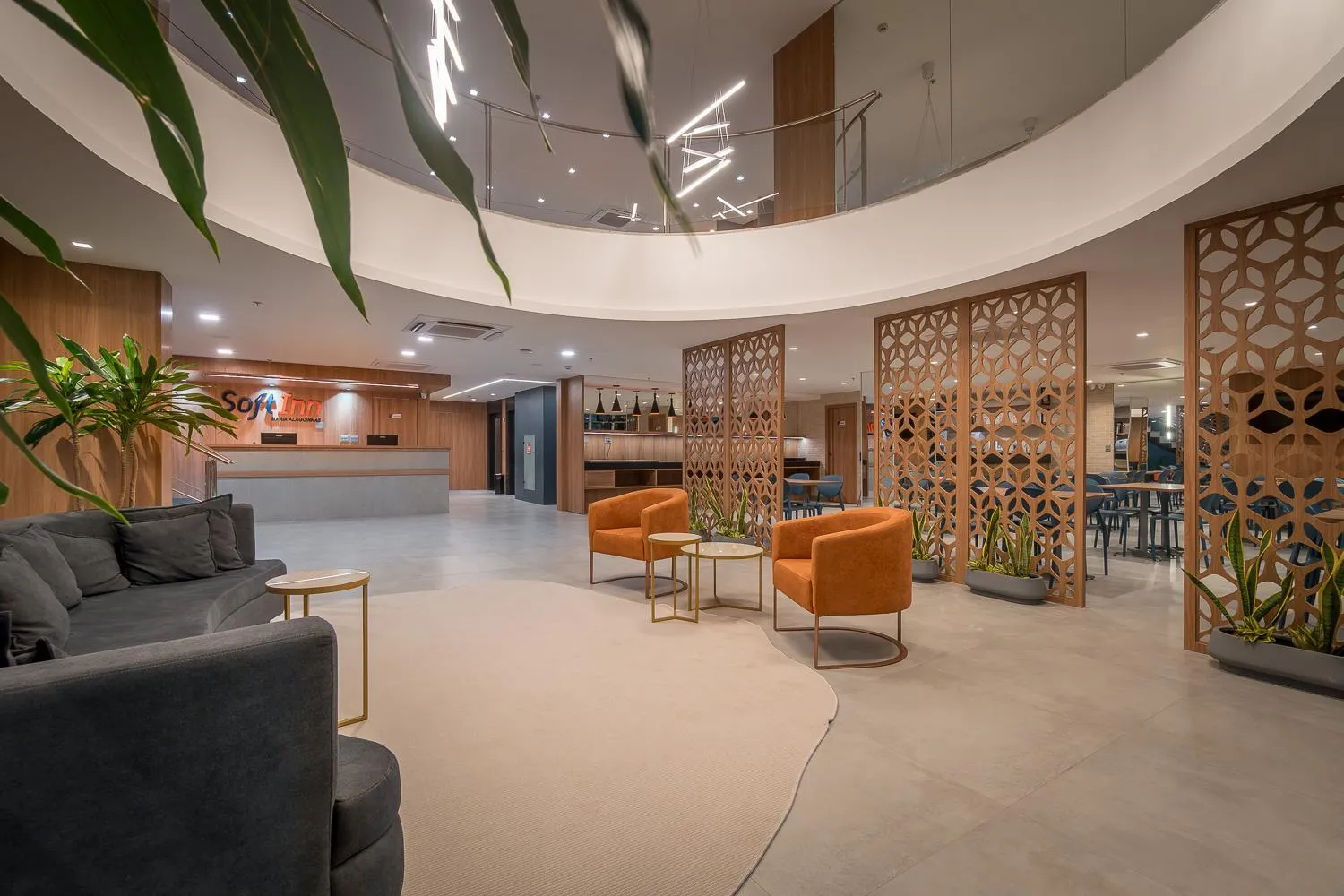 Lobby or reception in Soft Inn Alagoinhas