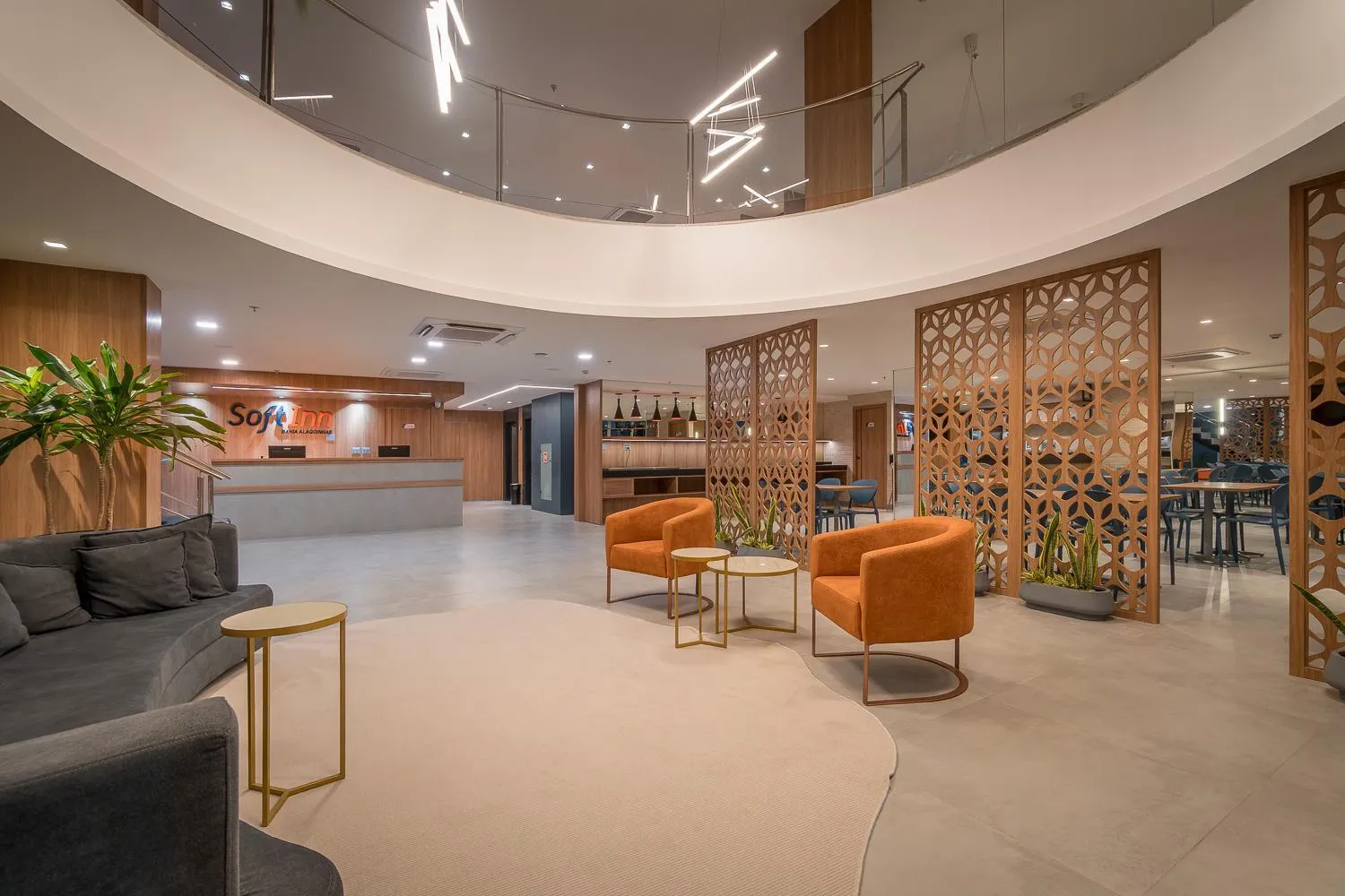 Lobby or reception in Soft Inn Alagoinhas