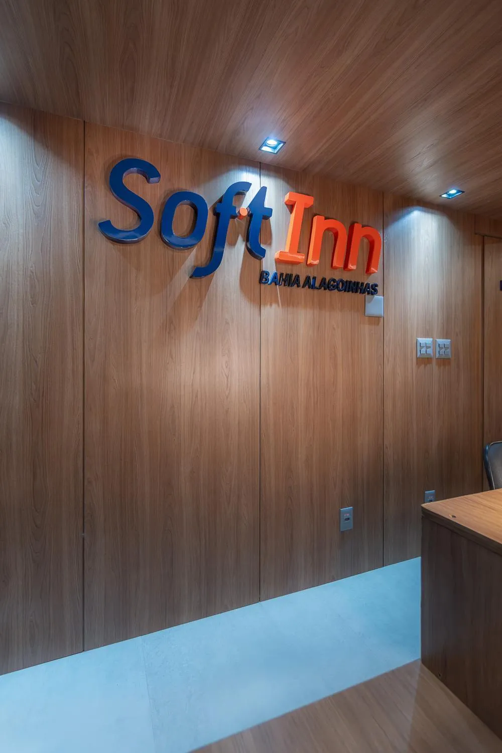 Lobby or reception in Soft Inn Alagoinhas