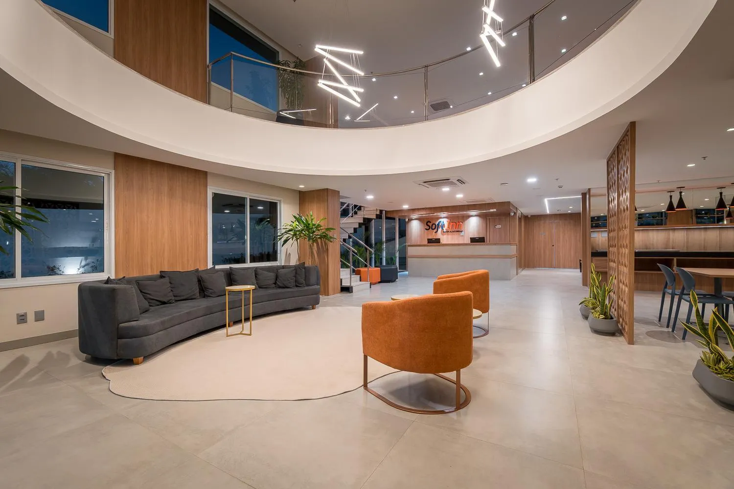 Lobby or reception in Soft Inn Alagoinhas