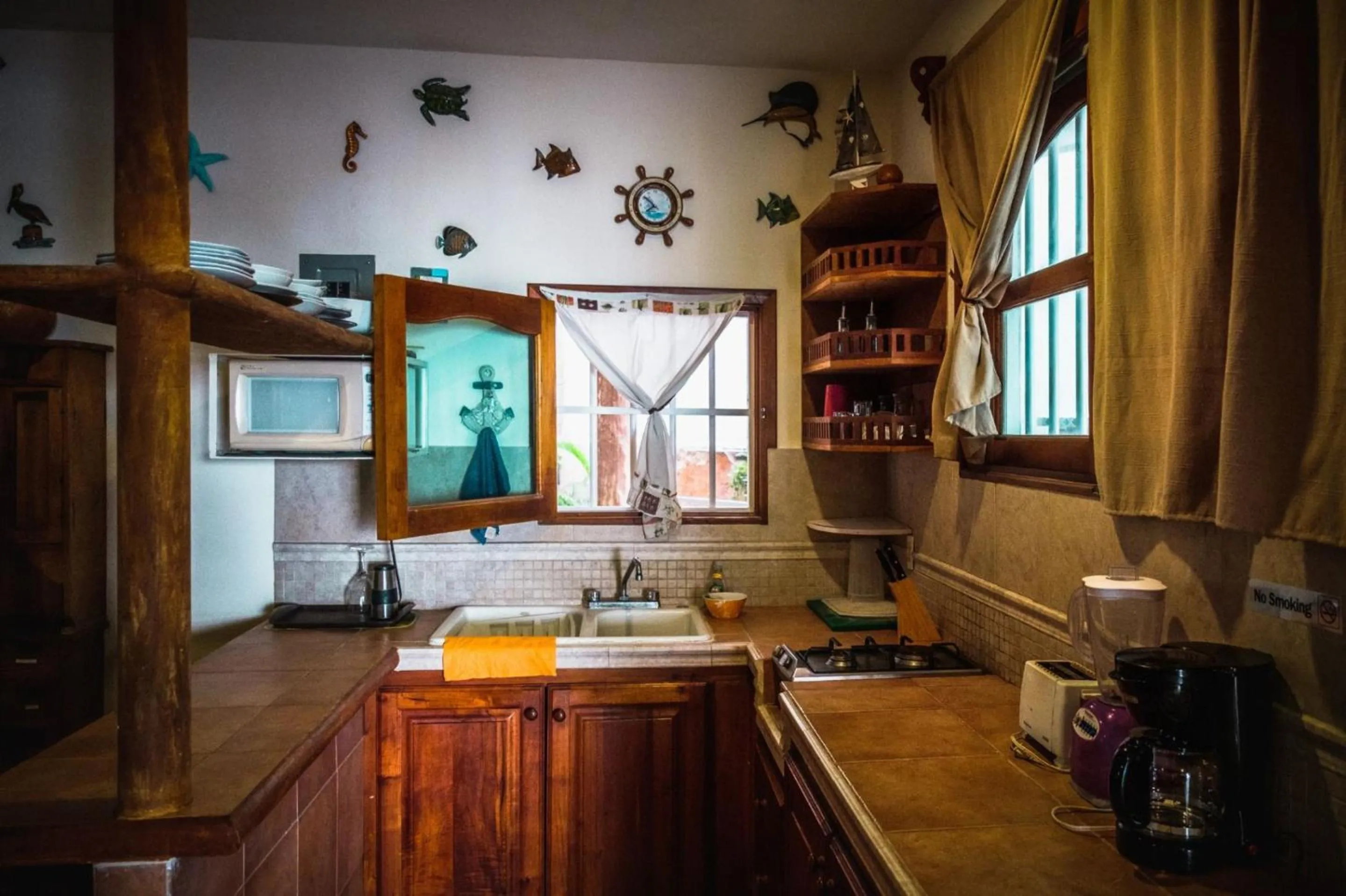 Kitchen or kitchenette in Casa Velero Puerto Morelos