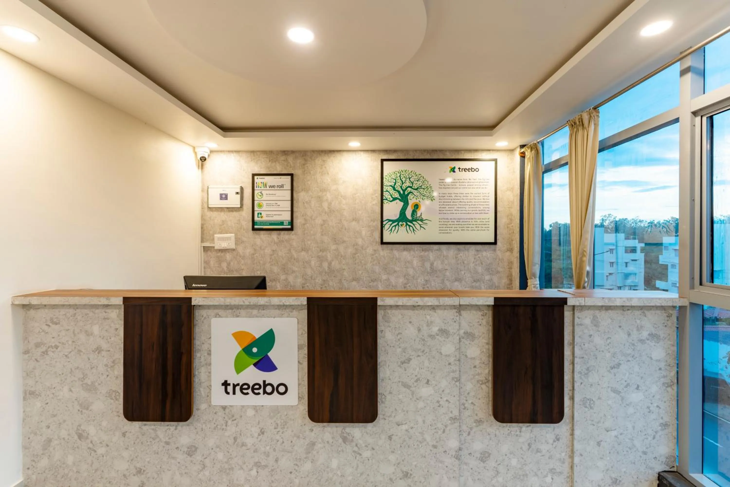 Lobby or reception in Treebo Silent Woods