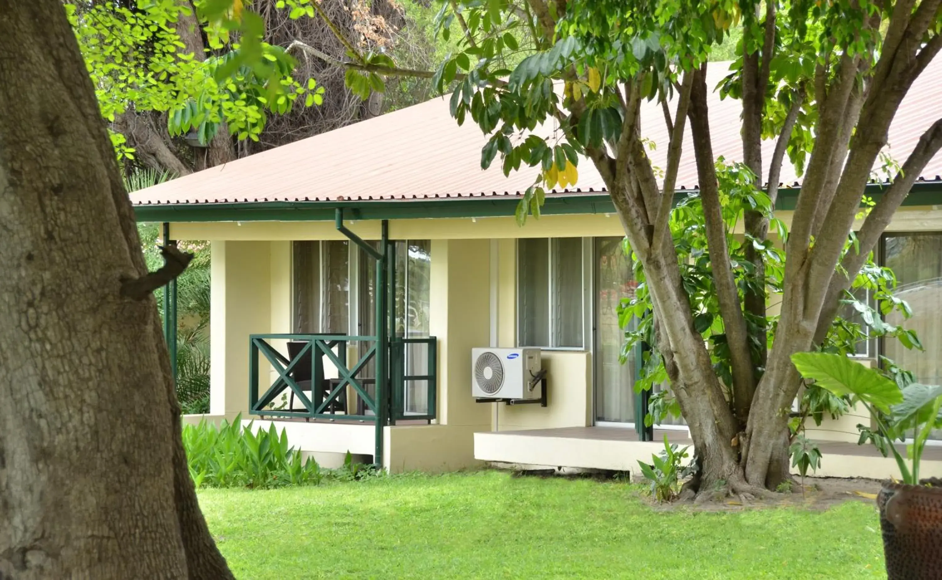 Garden view in Cresta Riley's Hotel Garden view in Cresta Riley's Hotel
