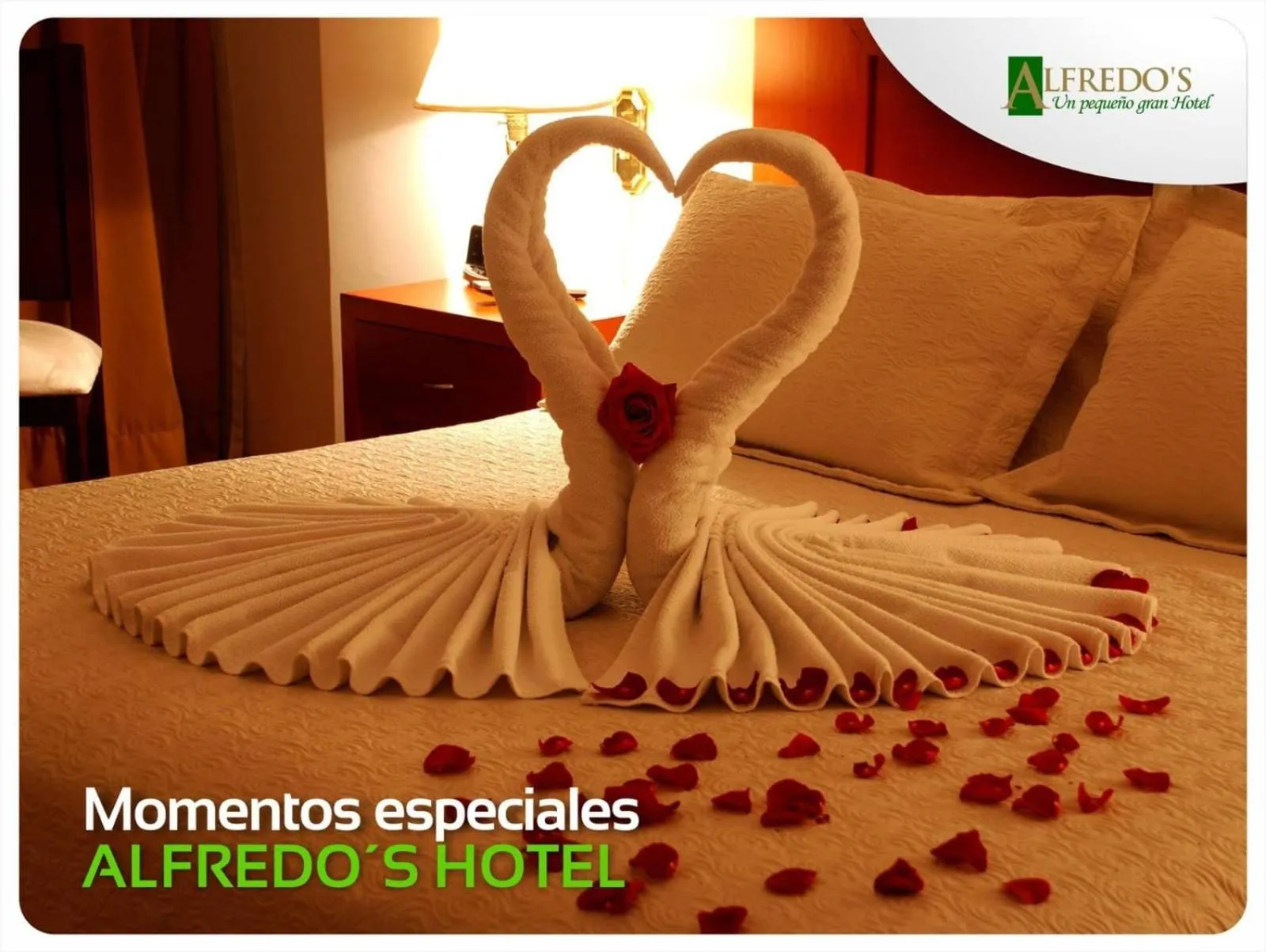 Bed in Hotel Alfredos