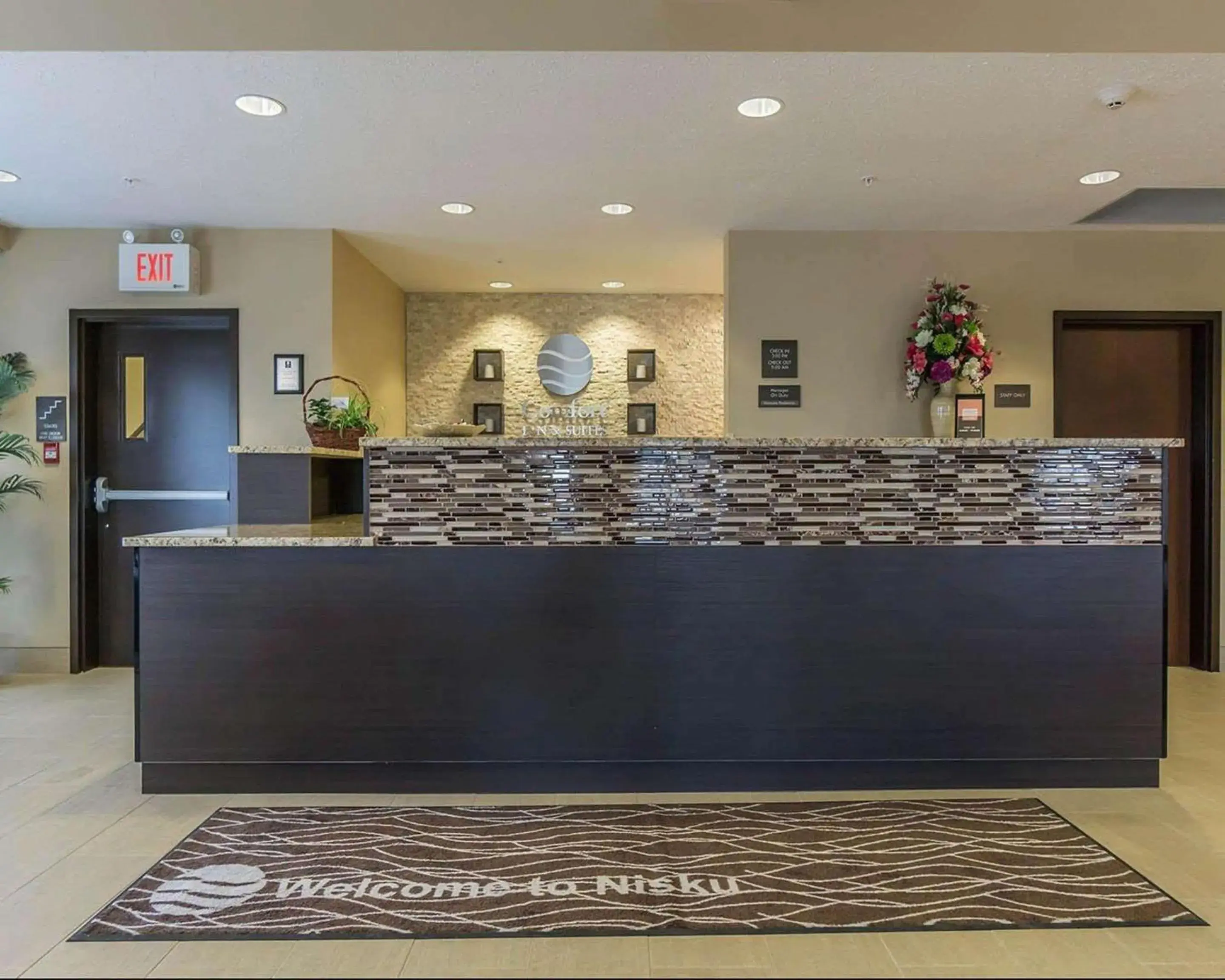 Lobby or reception in Comfort Inn & Suites Edmonton International Airport Lobby or reception in Comfort Inn & Suites Edmonton International Airport