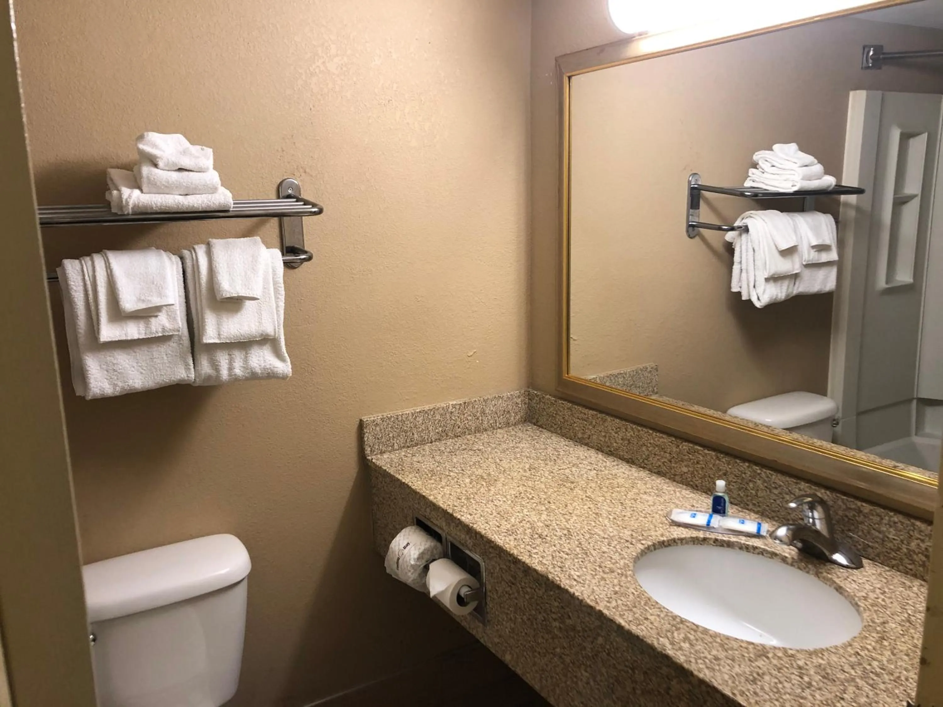 Bathroom in Rodeway Inn Joint Base Andrews Area