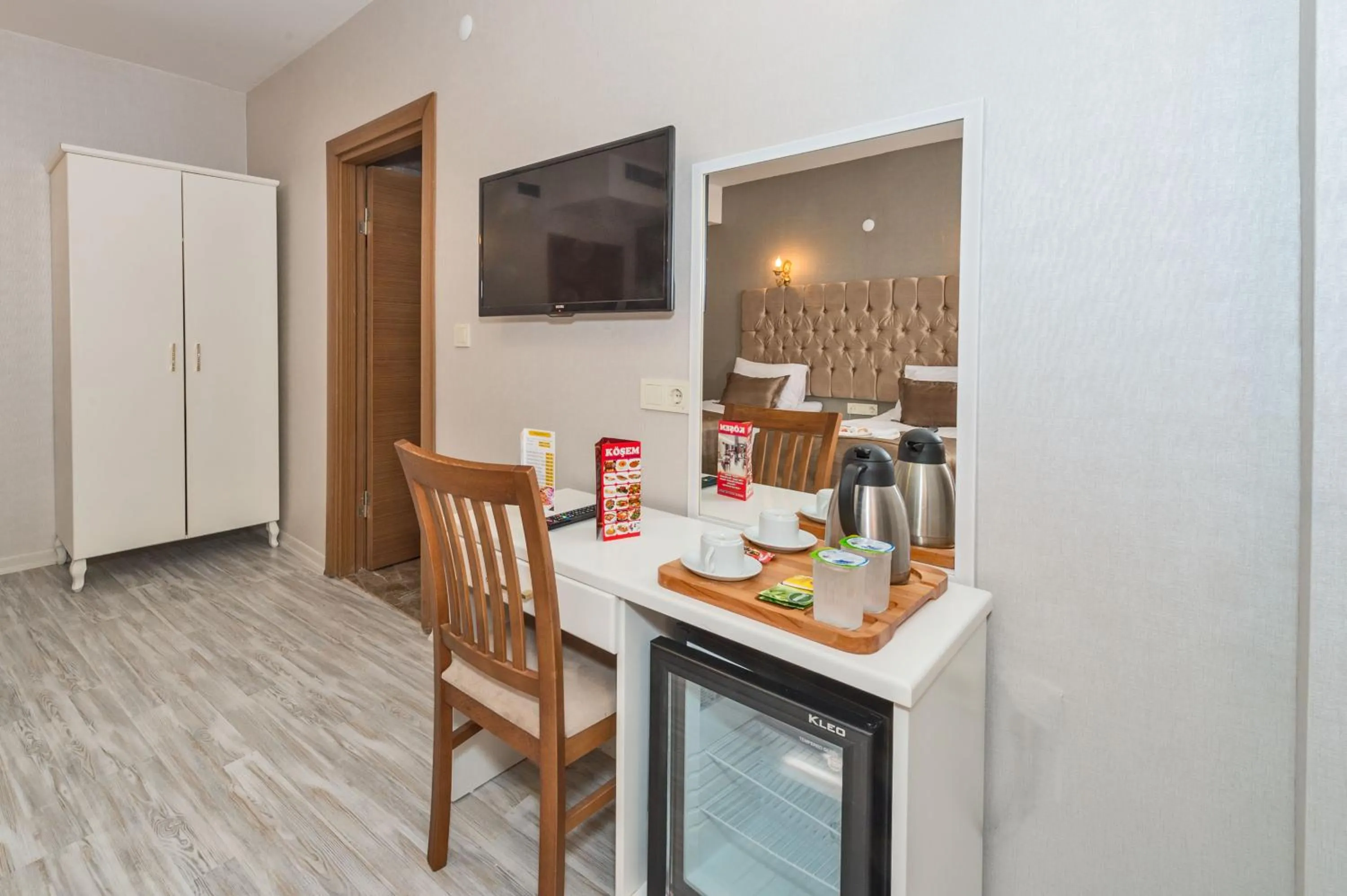 Coffee/tea facilities in Grand Pamir Hotel