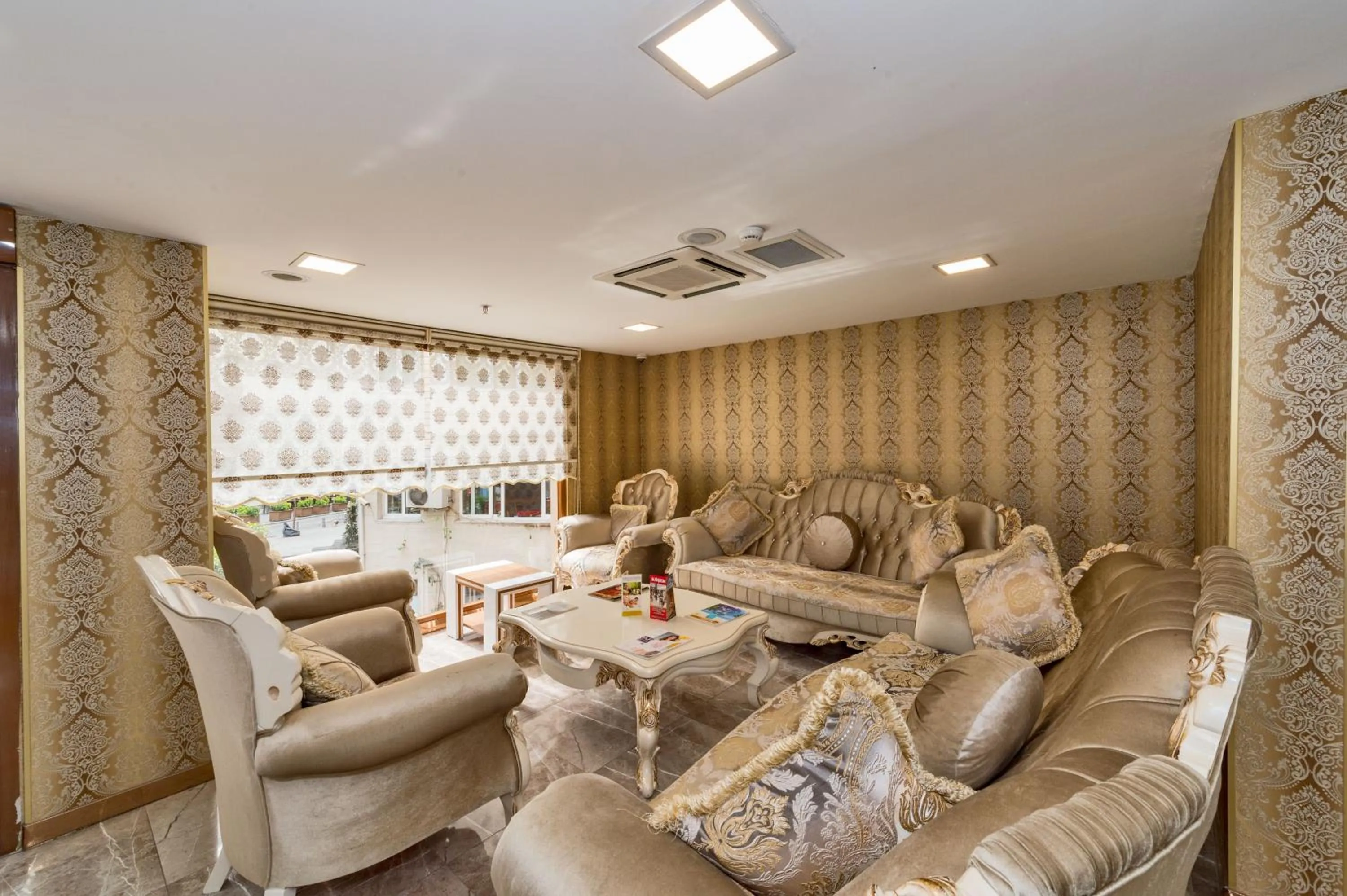 Lobby or reception in Grand Pamir Hotel