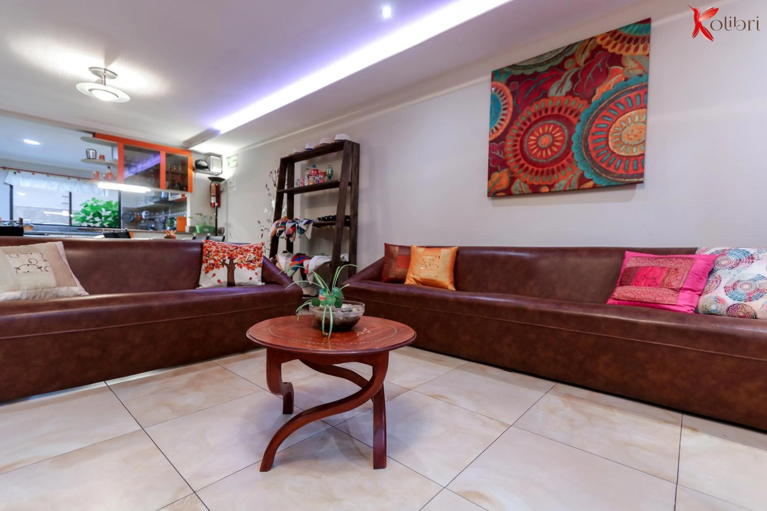 Living room in Hostal Kolibri B&B